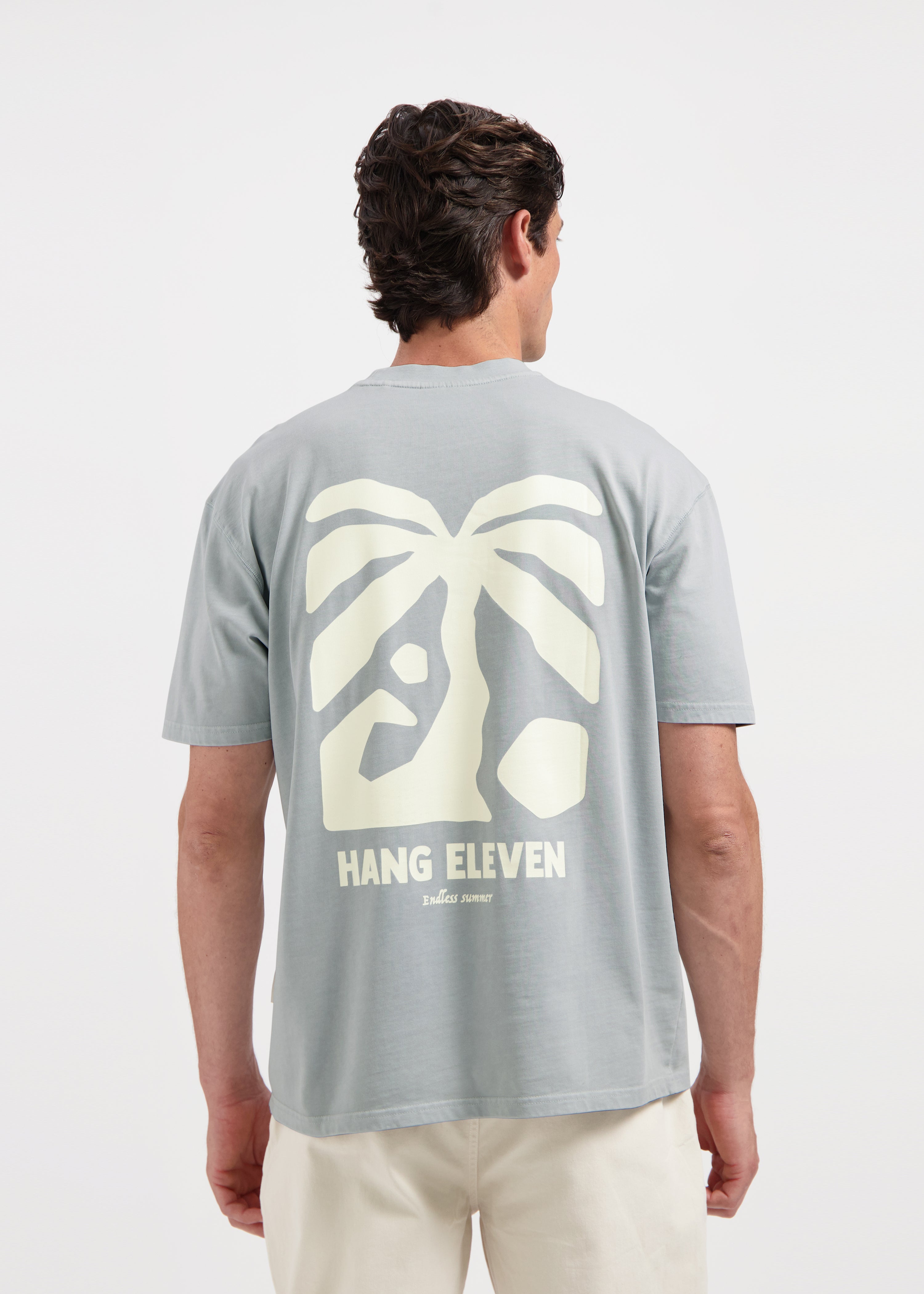 Washed Sunburn tee - Light Blue