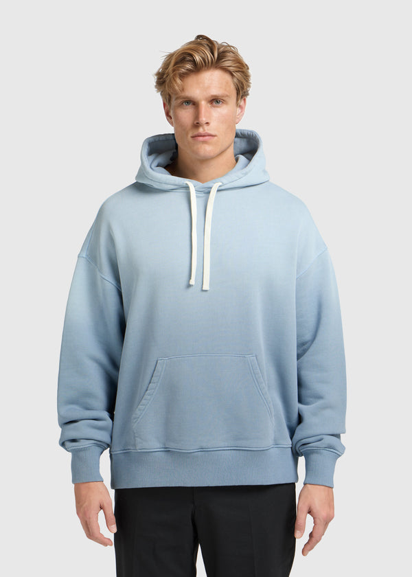 Heavy Gradient Hoodie - Light Blue