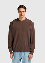 Structure Knit Crewneck - Espresso