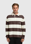 Big Stripe Polo - Brown