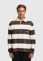 Big Stripe Polo - Brown