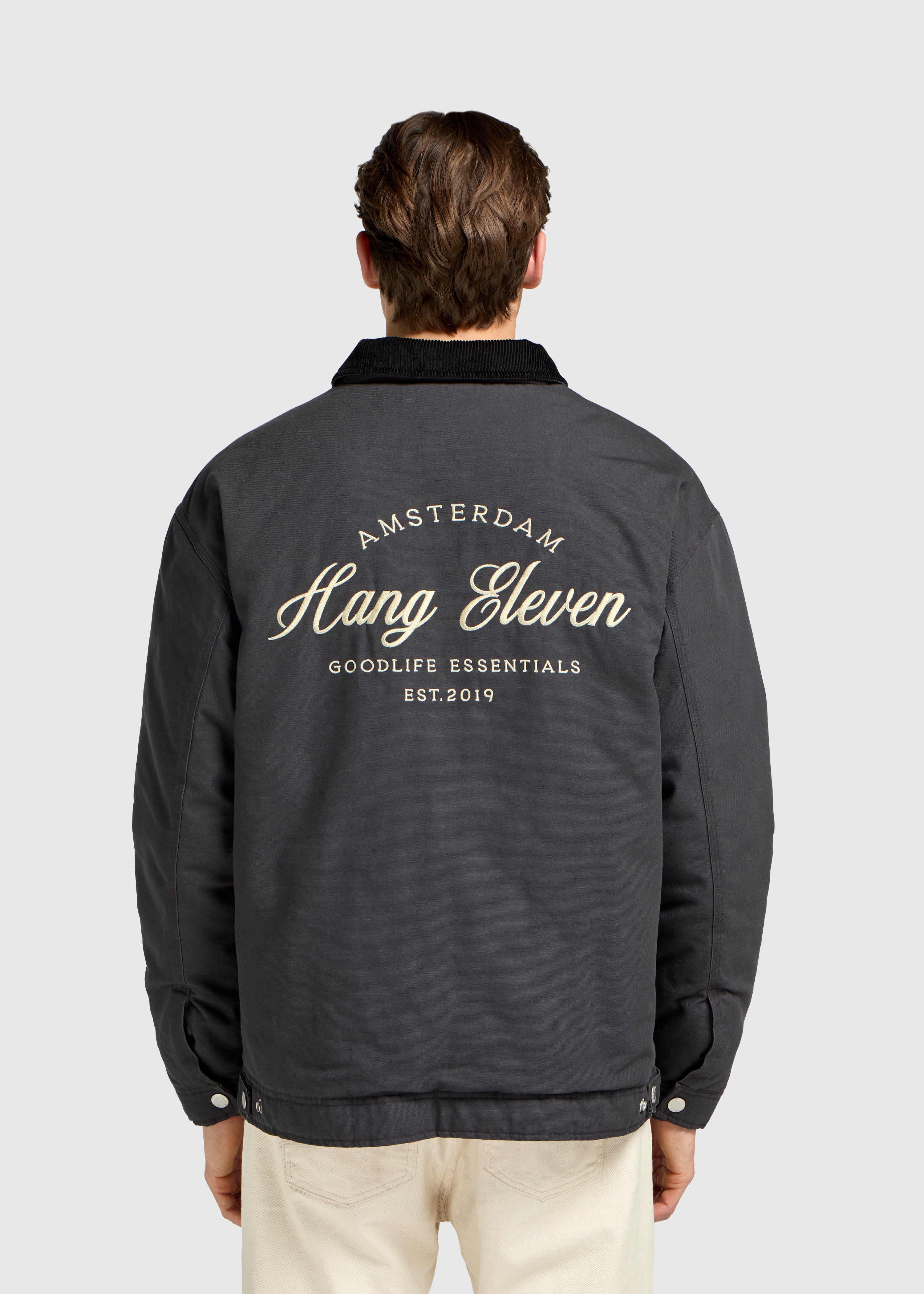 Premium Worker Jacket - Midnight Black