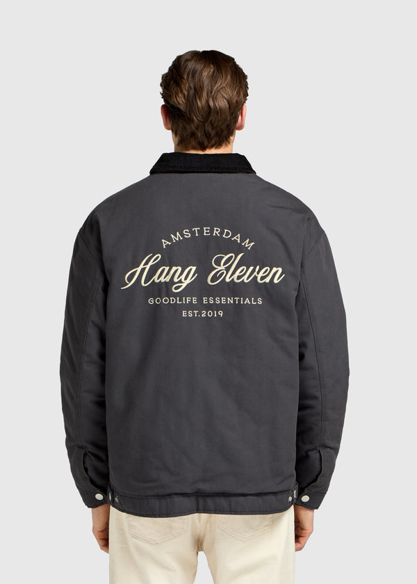 Premium Worker Jacket - Midnight Black