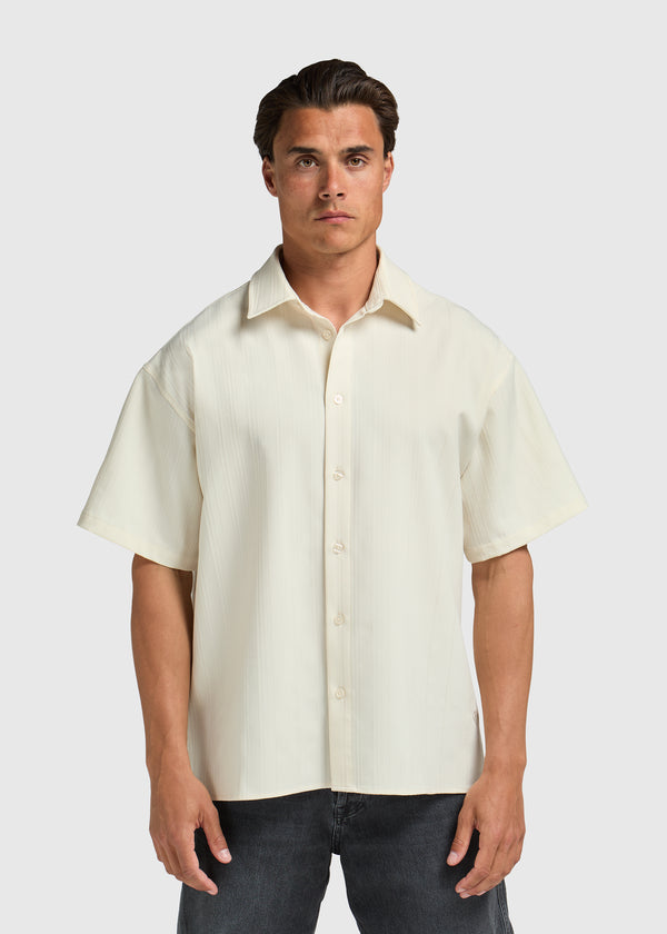 Jacquard Summer Shirt - Sand