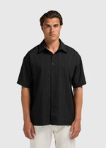 Jacquard Summer shirt - Black