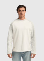 Colour Block Longsleeve - Off White