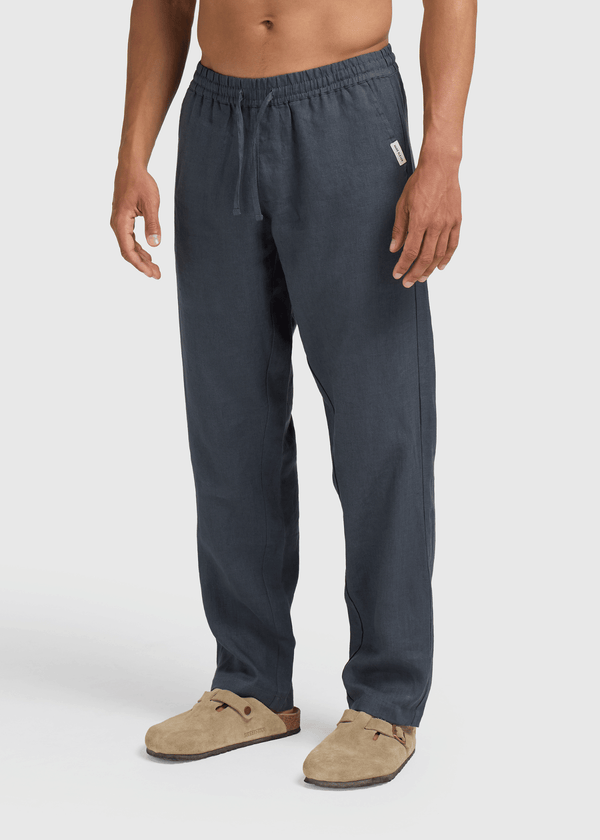 The Linen Pants - Navy Blue