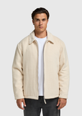 Padded Houndstoot Overshirt - Sand