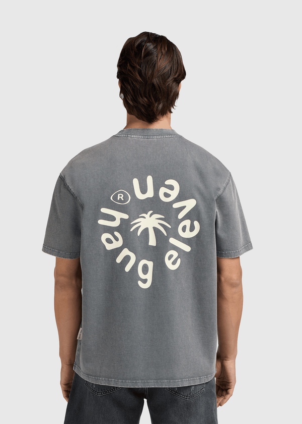 Palm Tee - Washed Grey