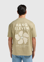 Floral Tee - Slate Green