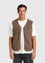 Premium Teddy Vest - Brown