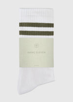 Hang Eleven Uni gestreifte Socken - Grün