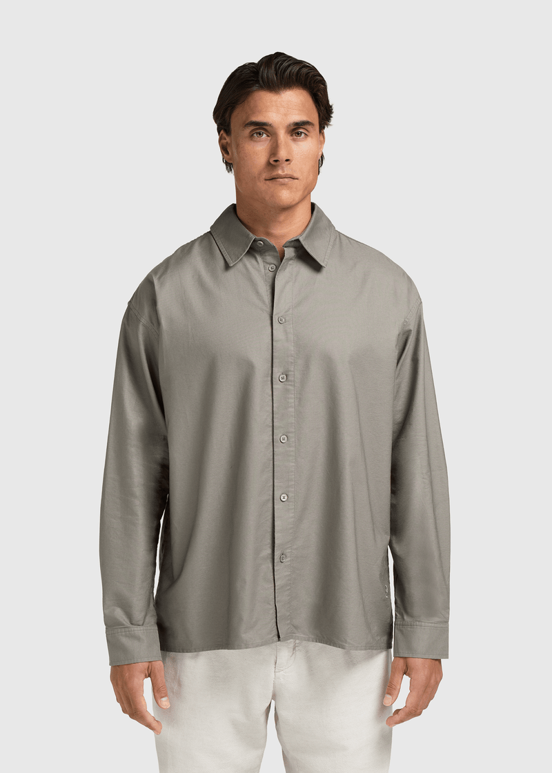 Chemise Oxford - Vert pierre