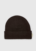 Wool Beanie - Brown