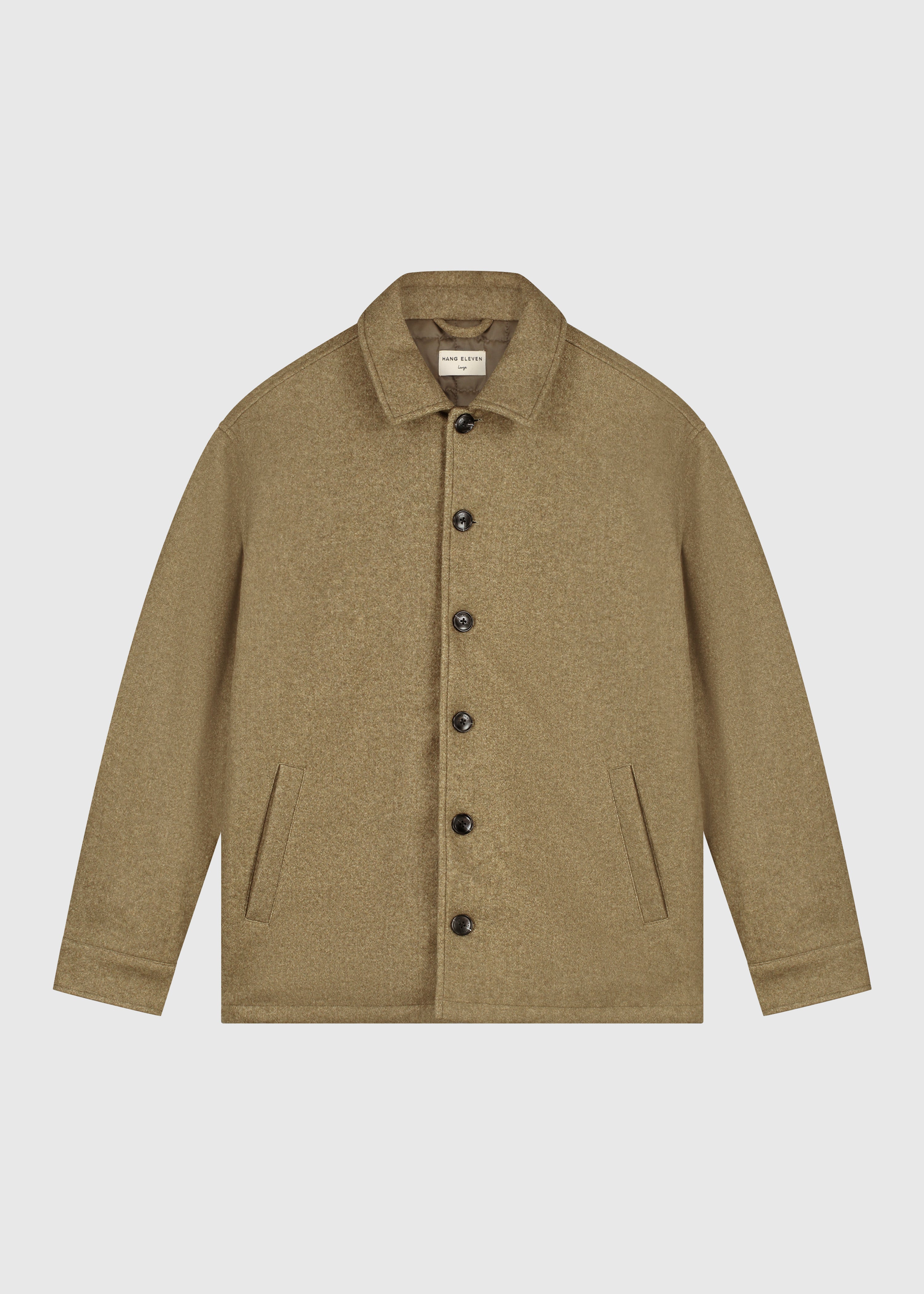 Surchemise rembourrée - Vert olive