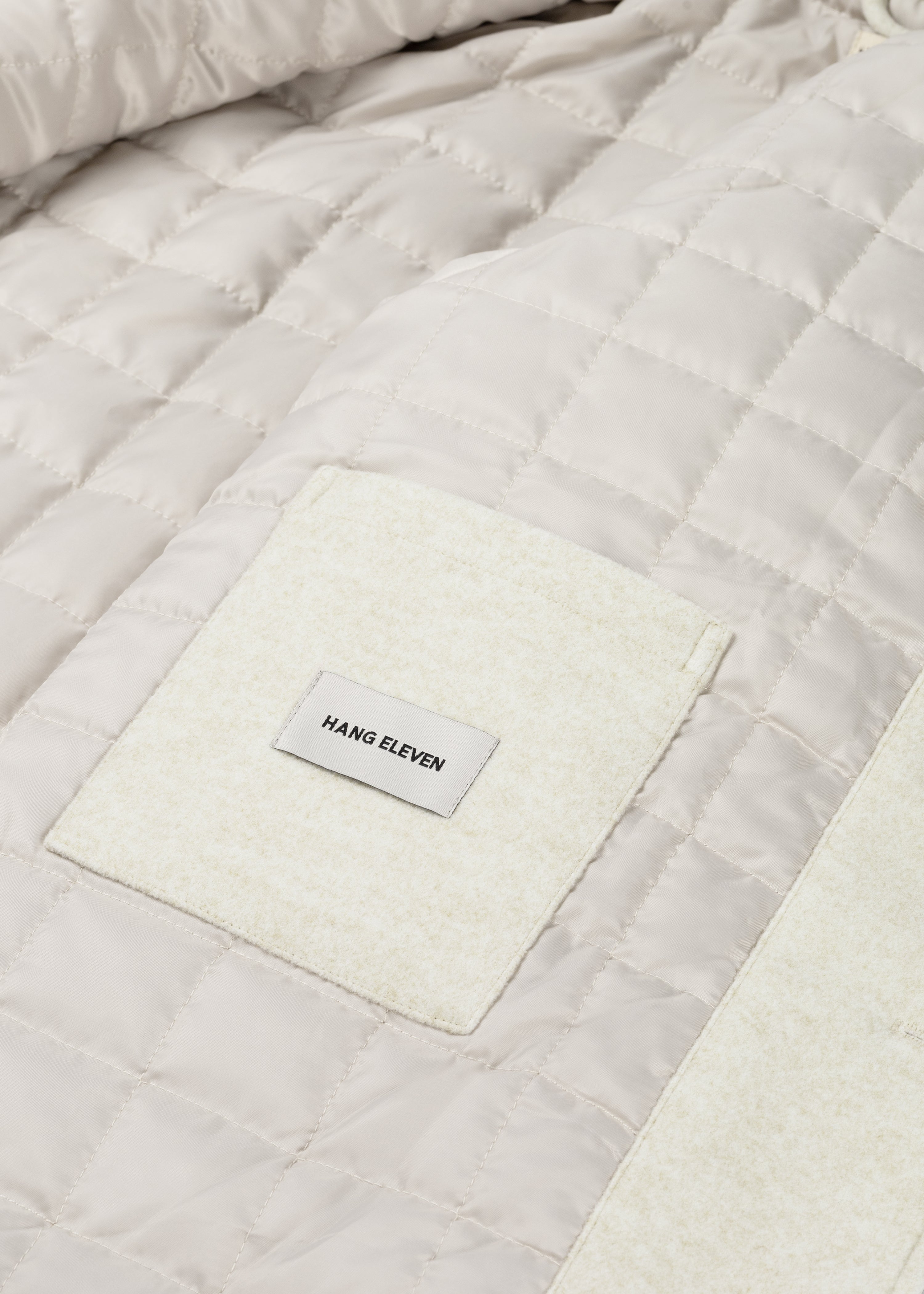 Padded Overshirt - White Sand