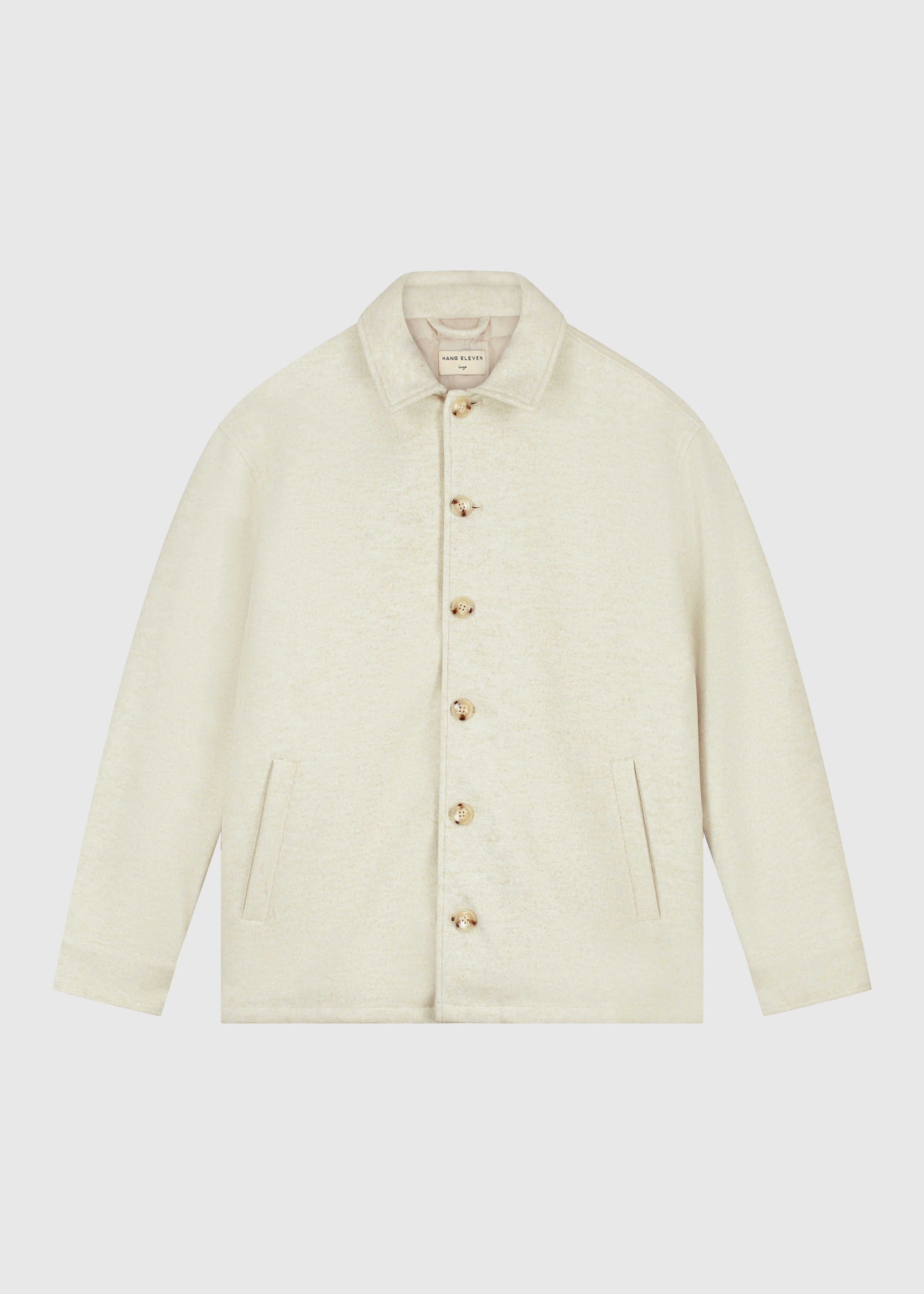 Padded Overshirt - White Sand