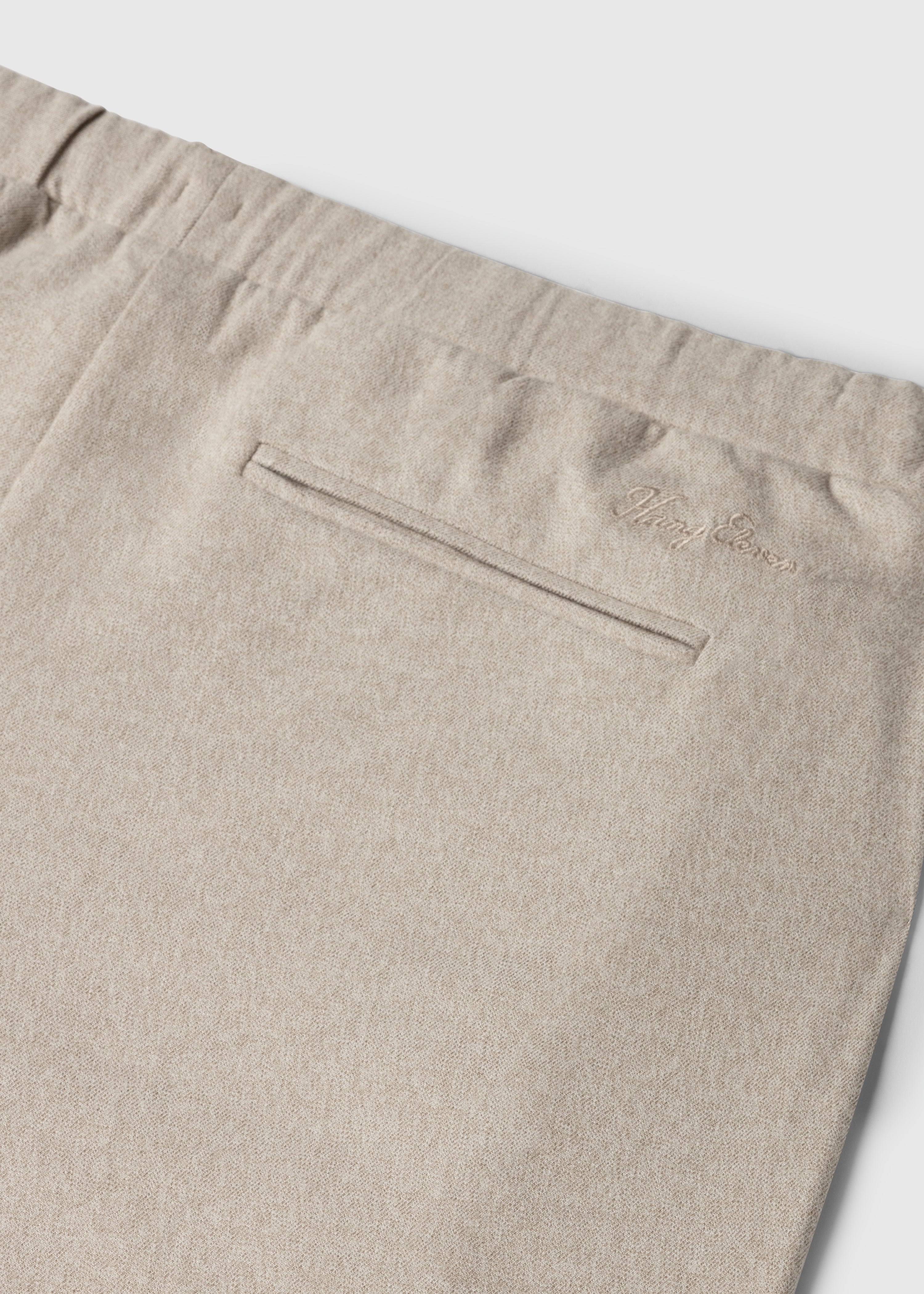 The Clean Trouser - Sand Melange