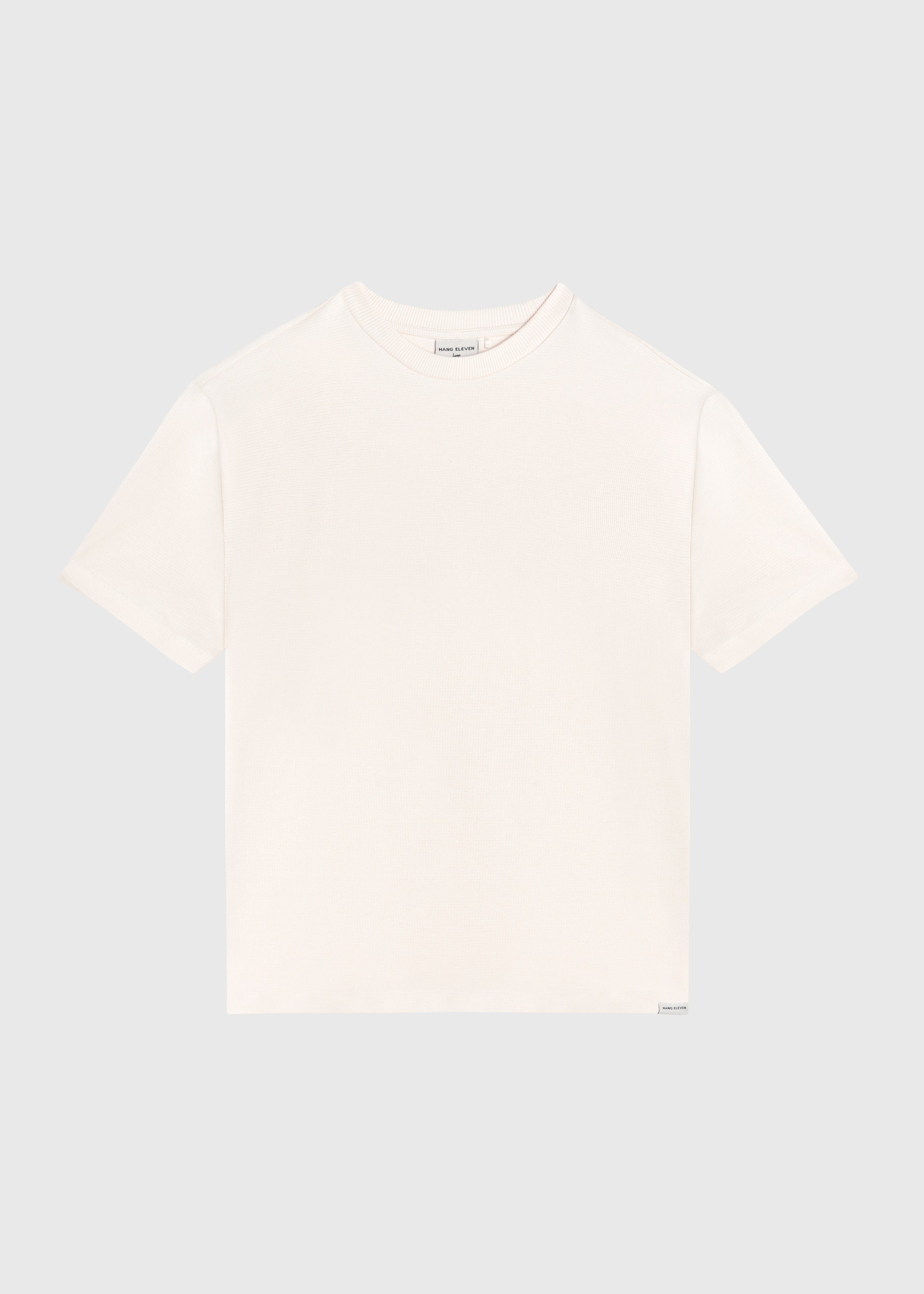 Pique Tee - White Sand