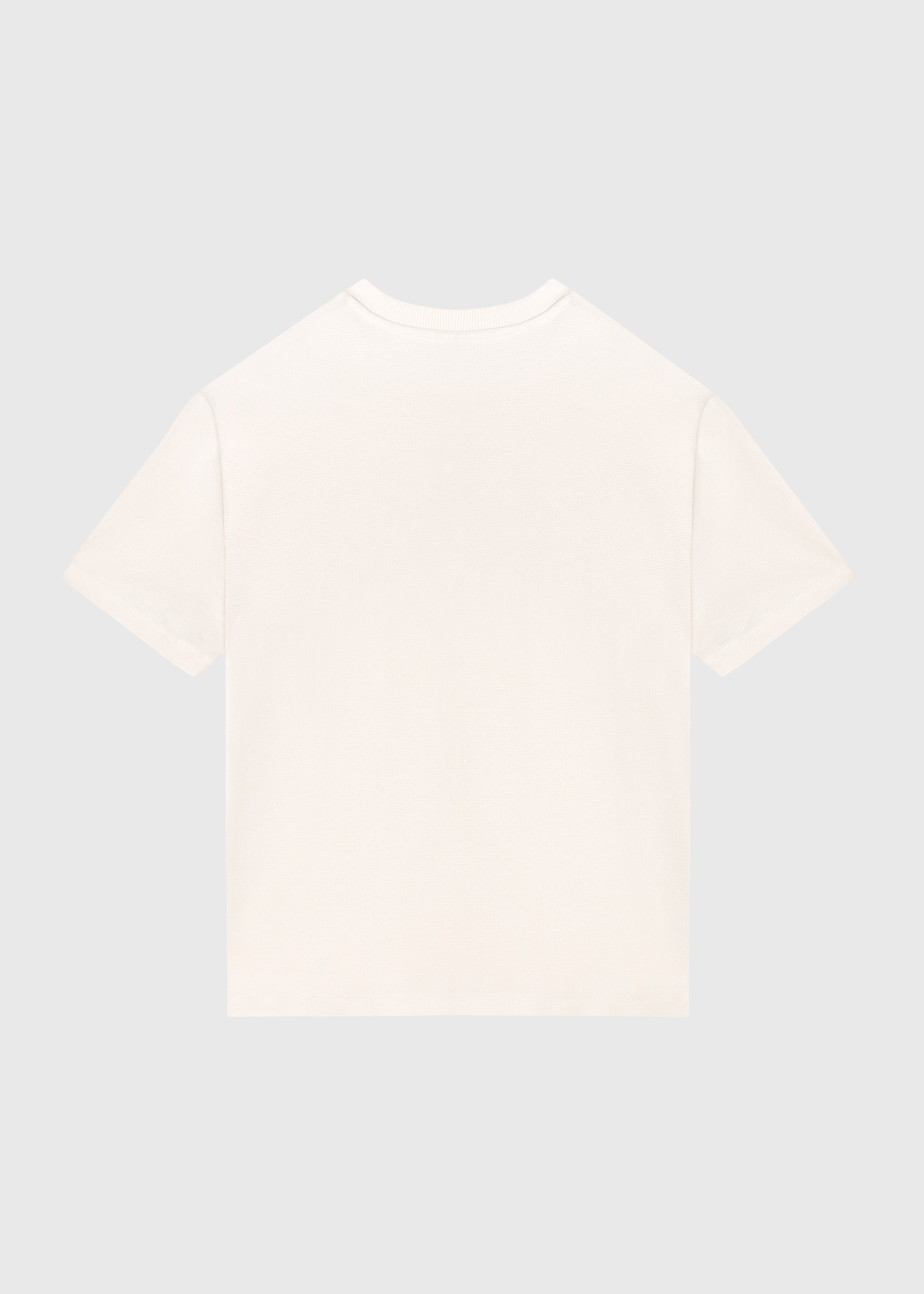 Pique Tee - White Sand