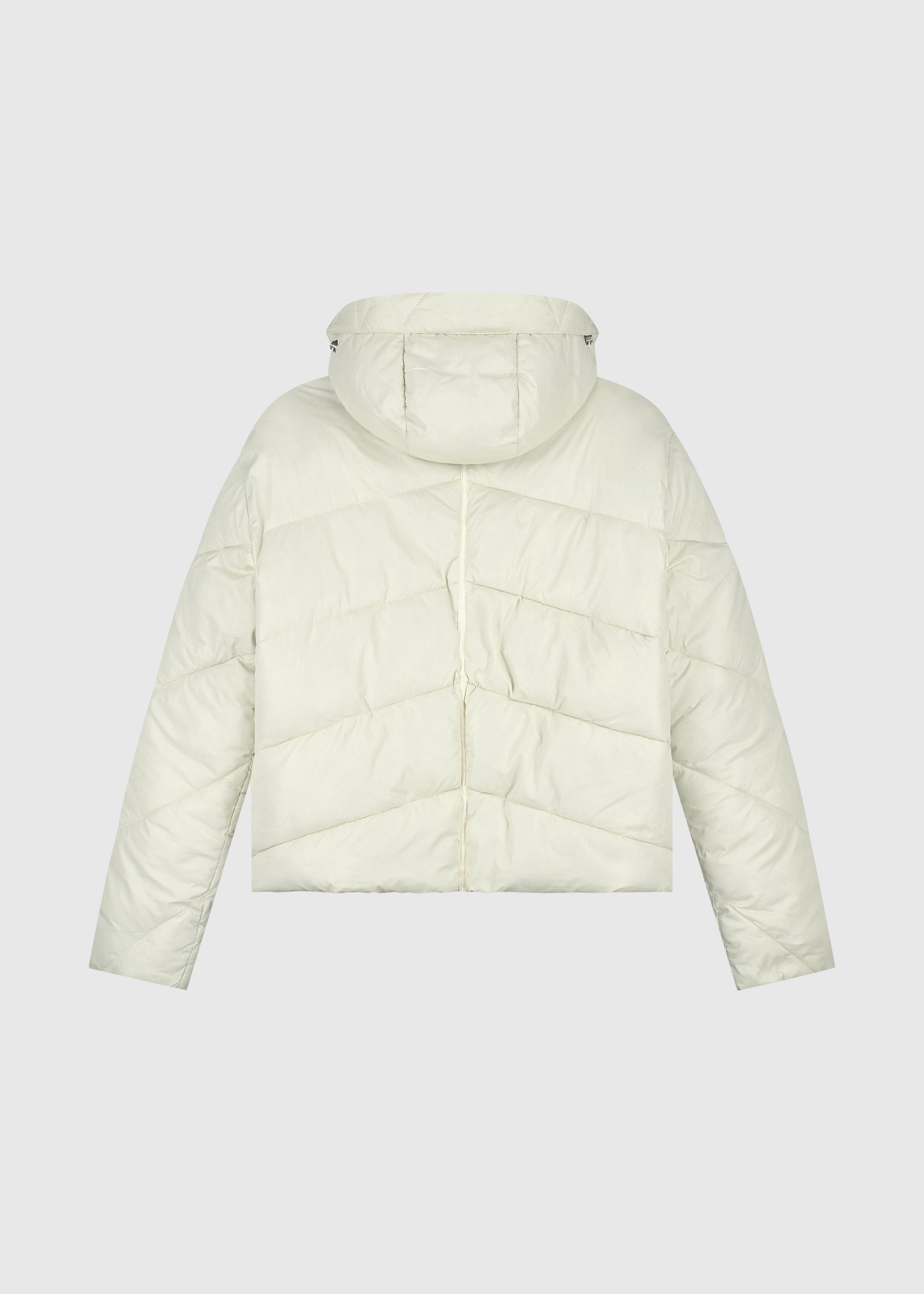 Premium Puffer Jacket - Ecru