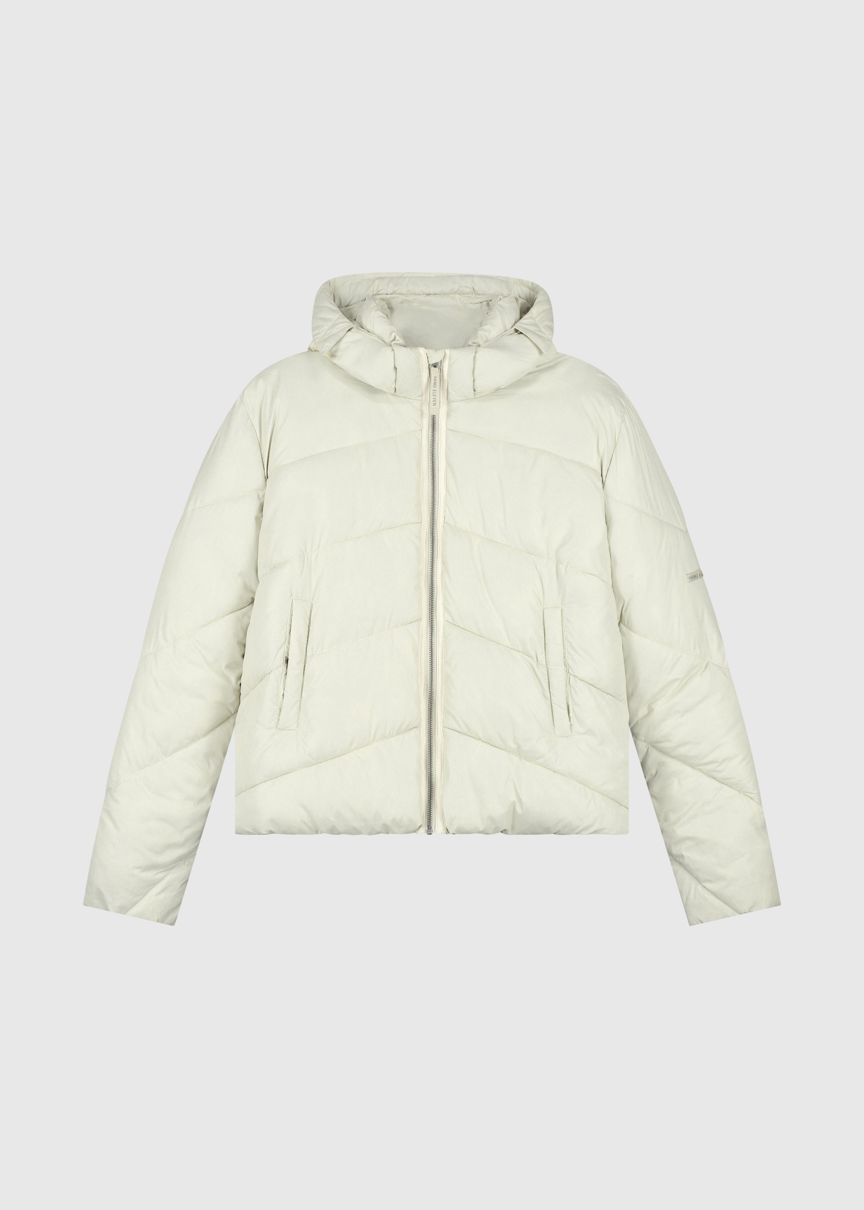 Premium Puffer Jacket - Ecru