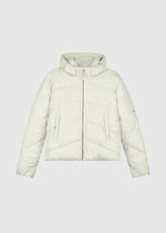 Premium Puffer Jacket - Ecru