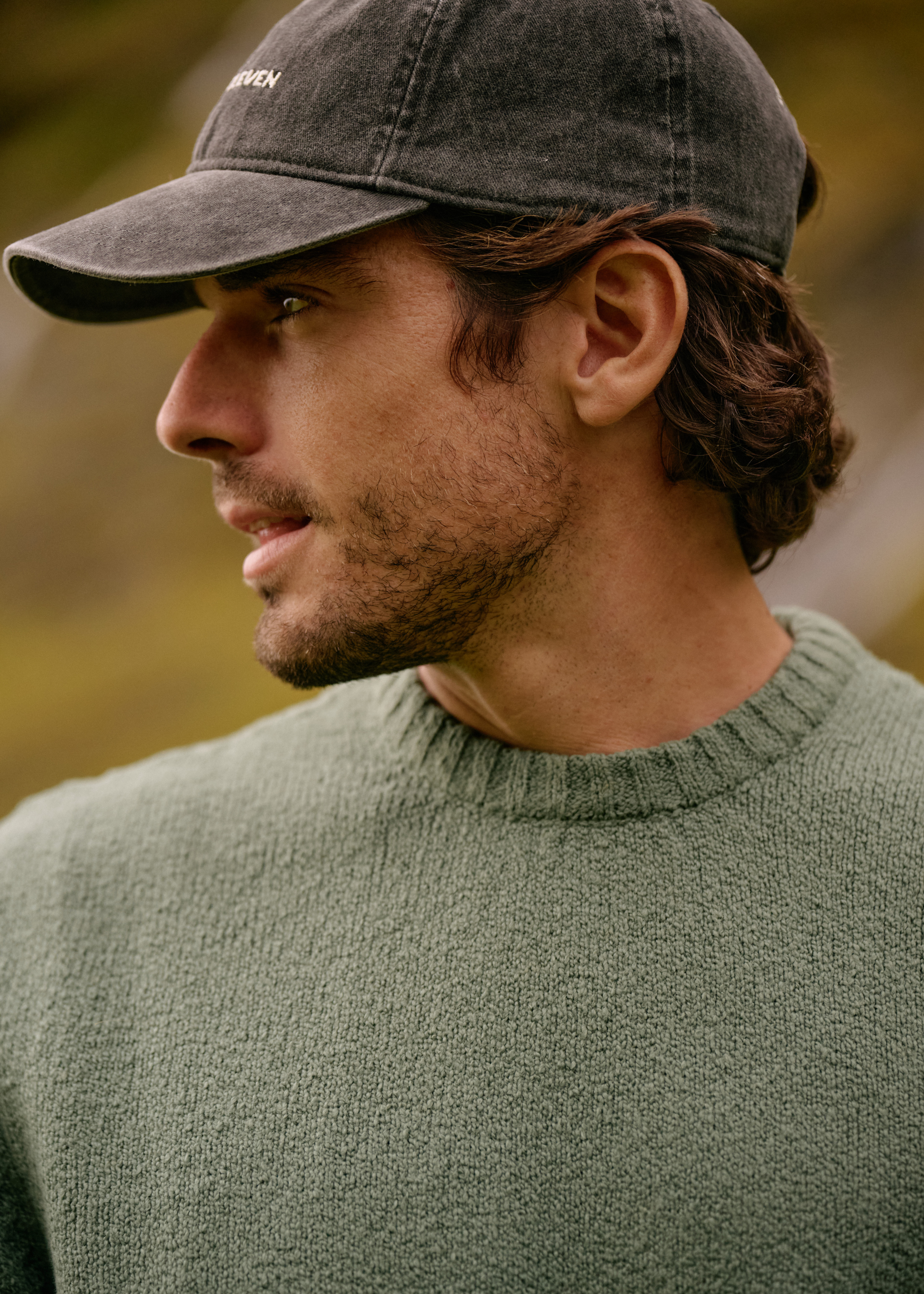 Premium Knit Crewneck - Slate Green