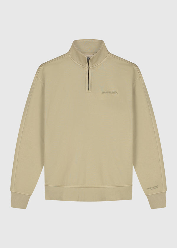 Premium Blanks Half Zip - Washed Green