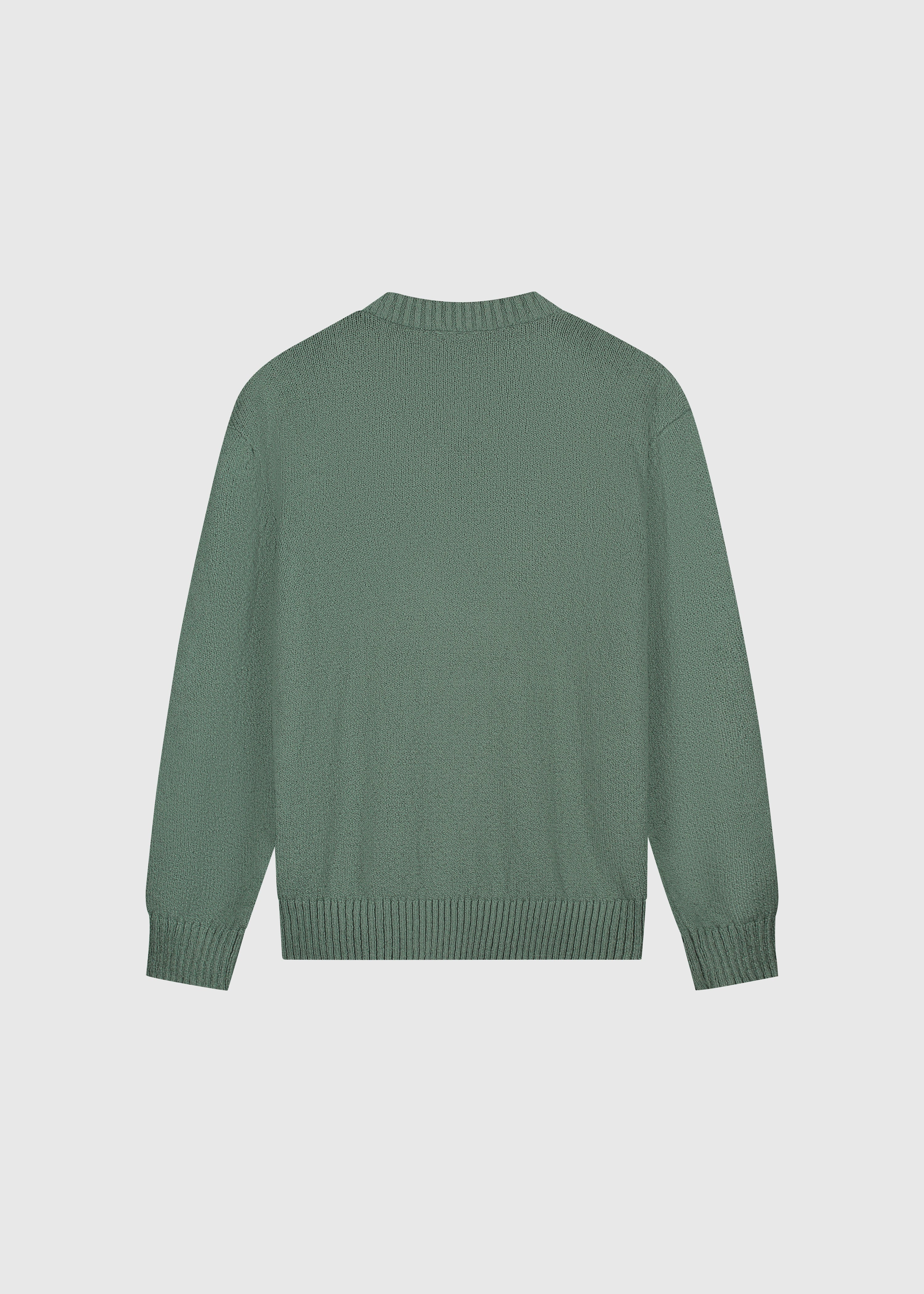Premium Knit Crewneck - Slate Green
