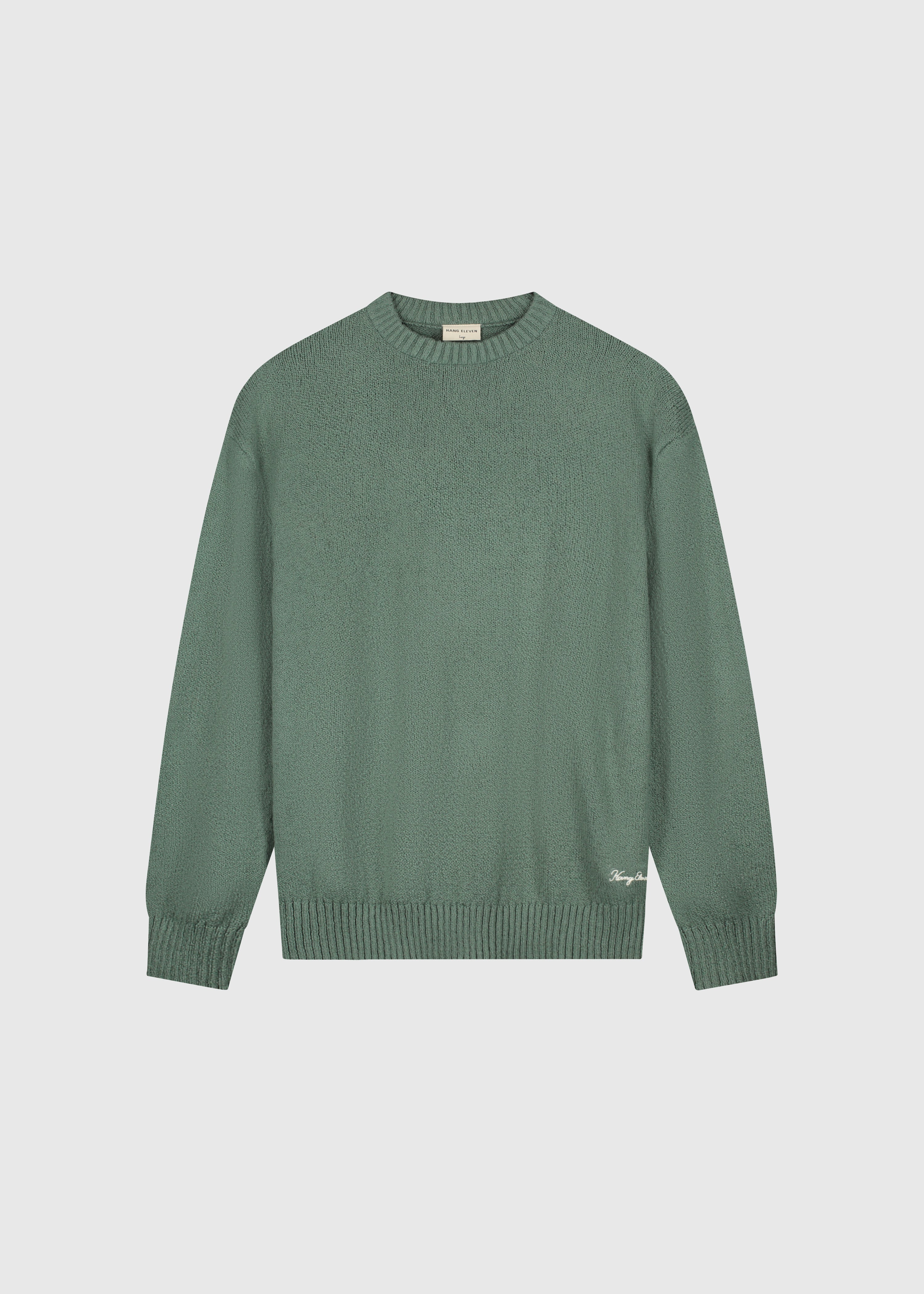 Premium Knit Crewneck - Slate Green