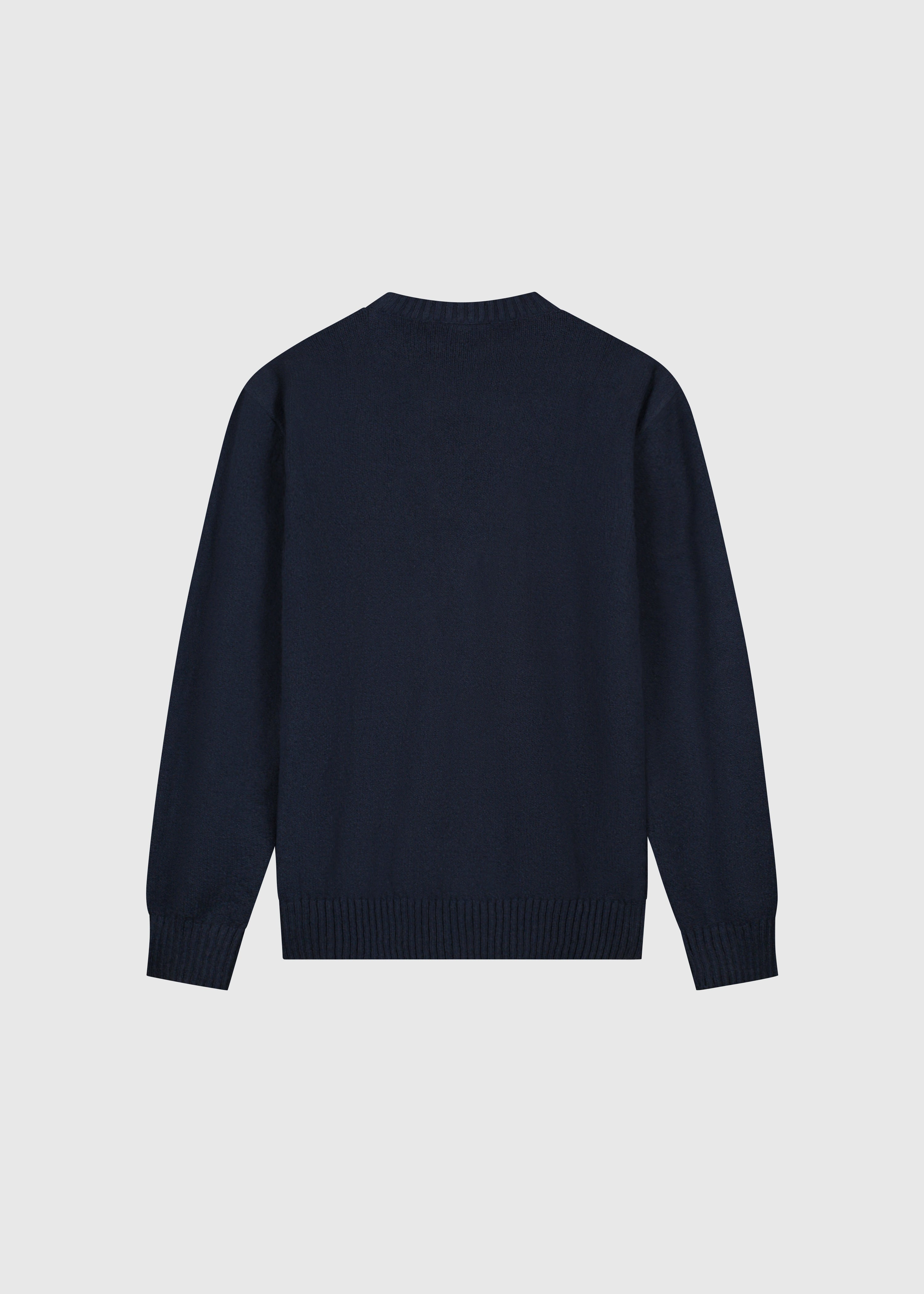 Premium Knit Crewneck - Navy Blue