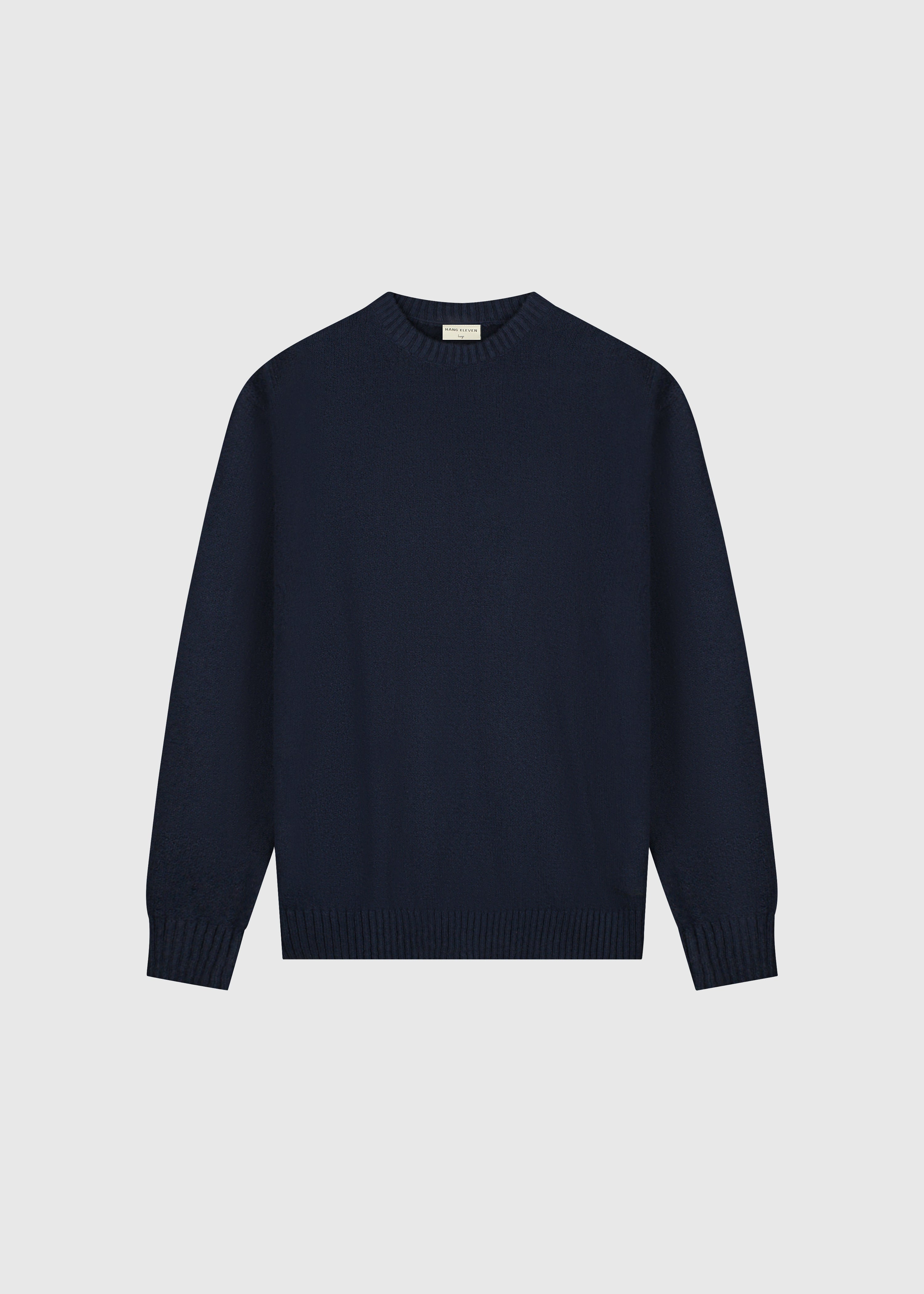 Premium Knit Crewneck - Navy Blue