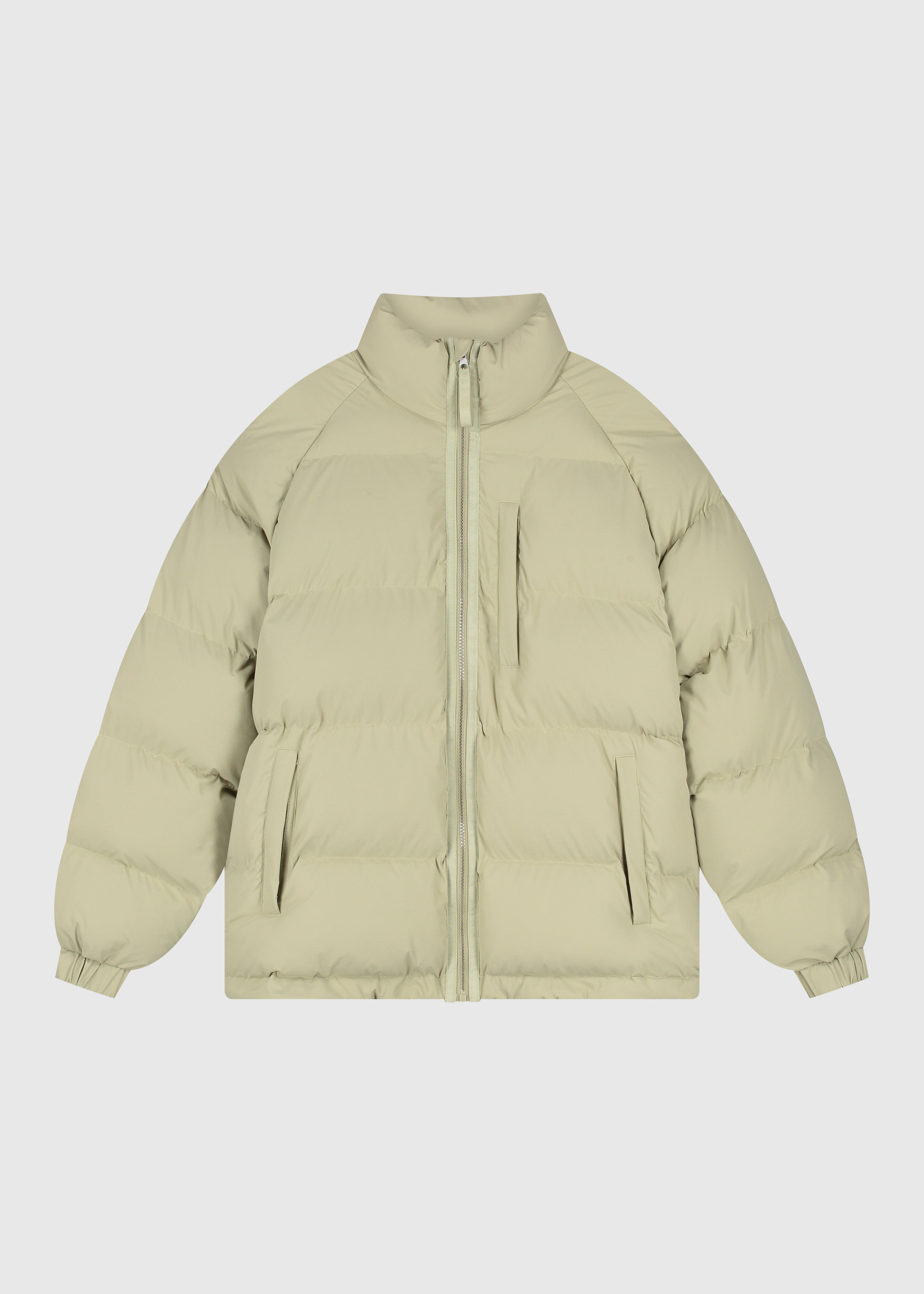 Ripstop Puffer Jacket - Slate Green
