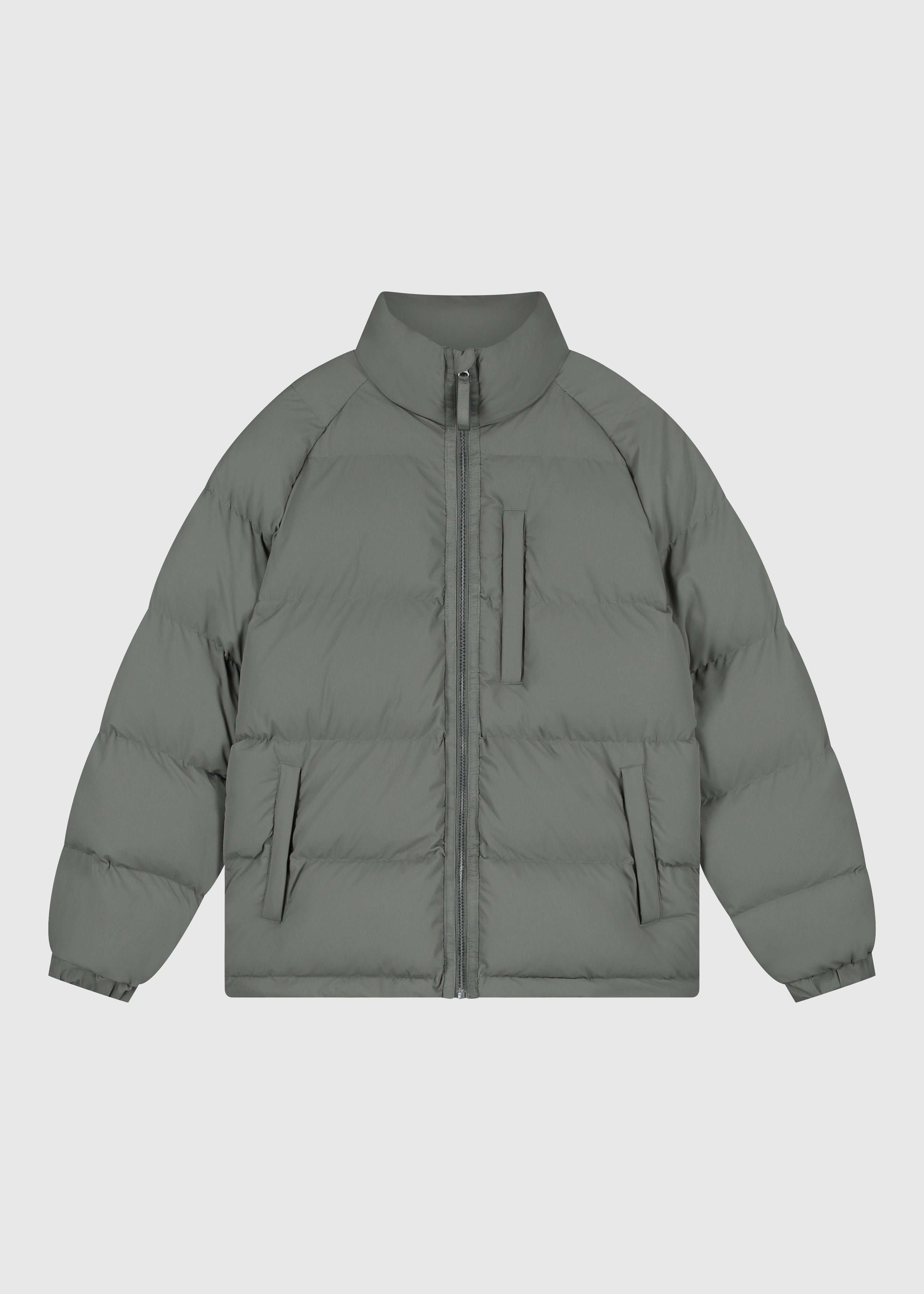 Ripstop Puffer Jacket - Dark Green