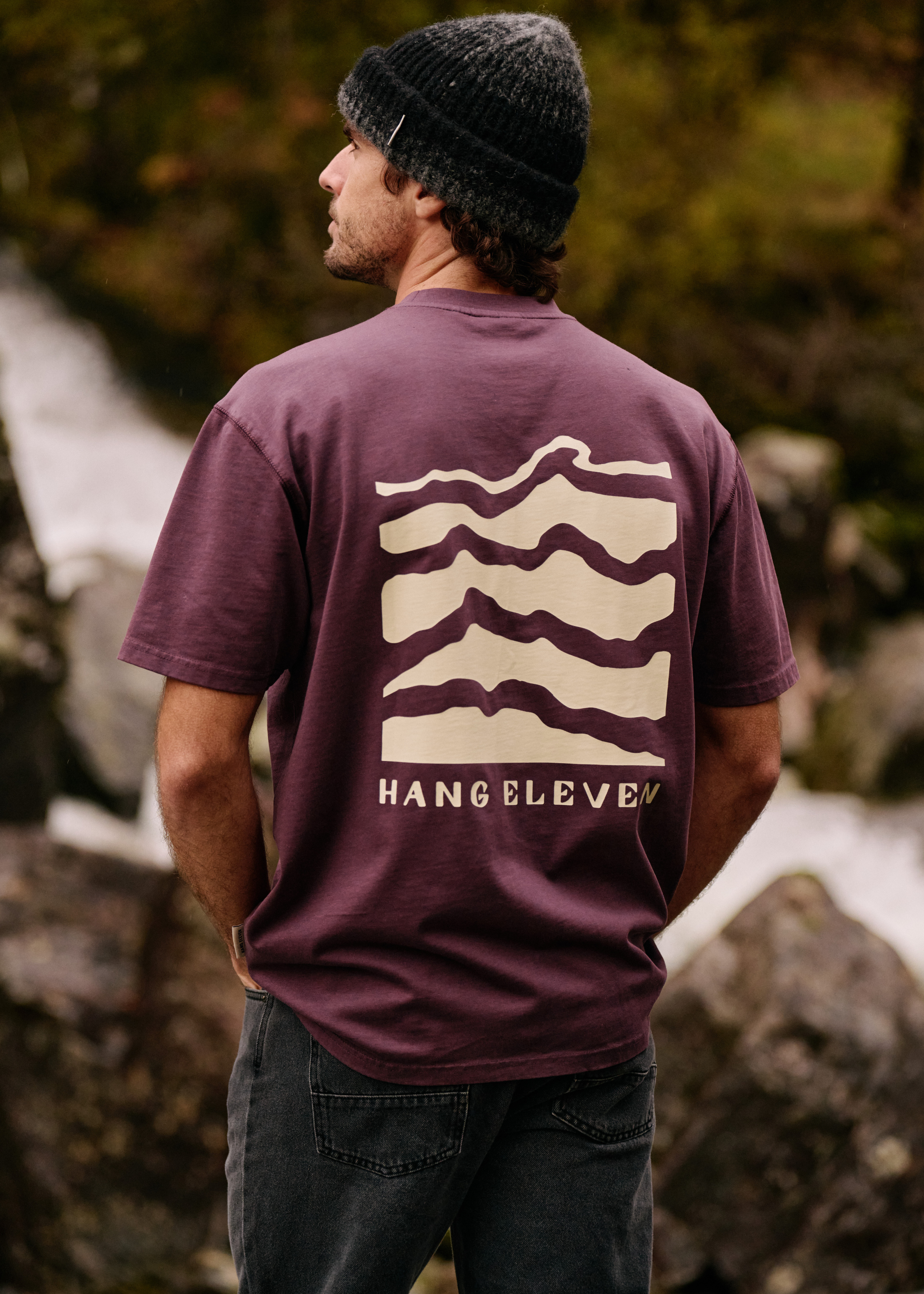 Structure tee - Purple