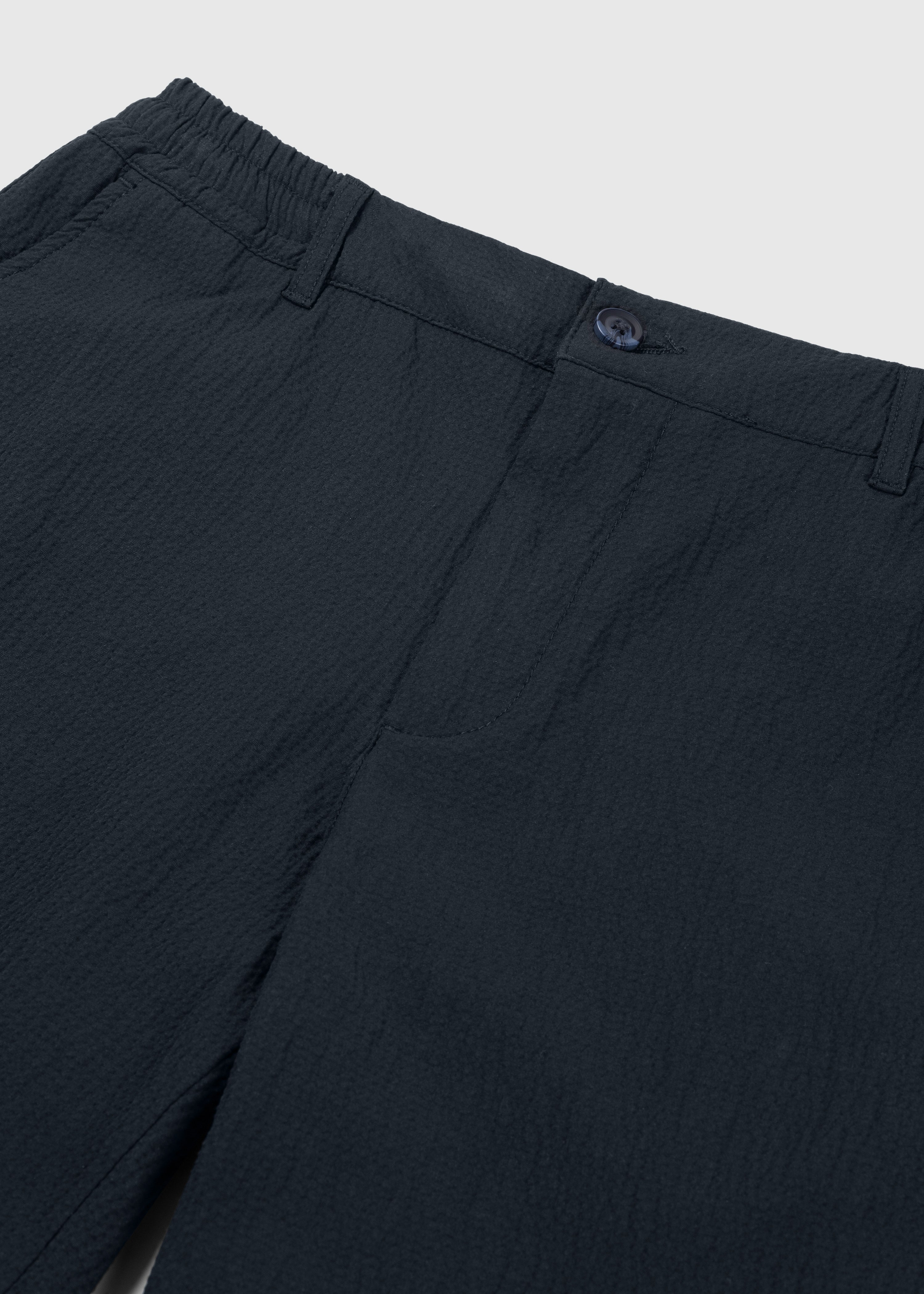 The Seersucker Trouser - Navy Blue