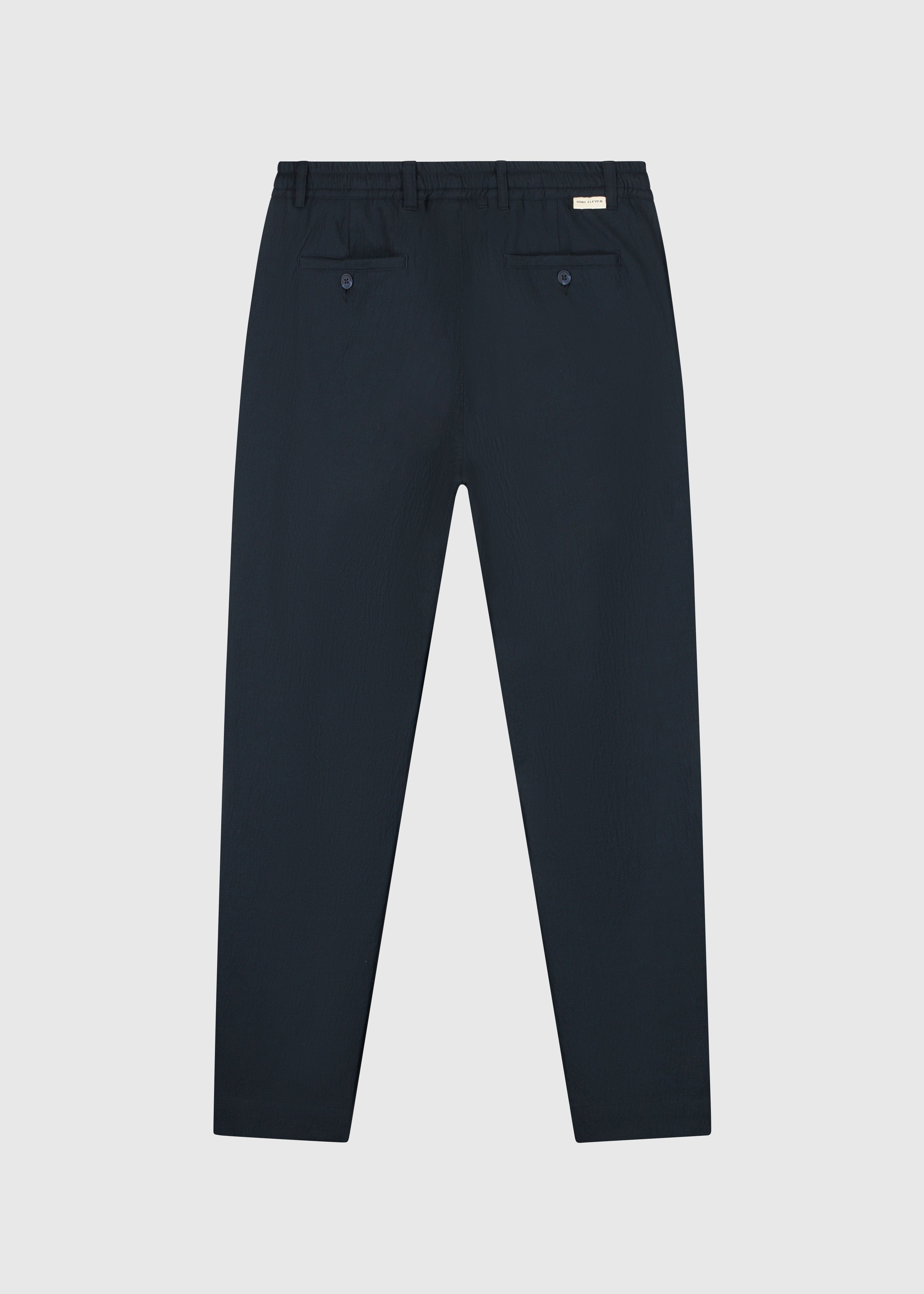 The Seersucker Trouser - Navy Blue