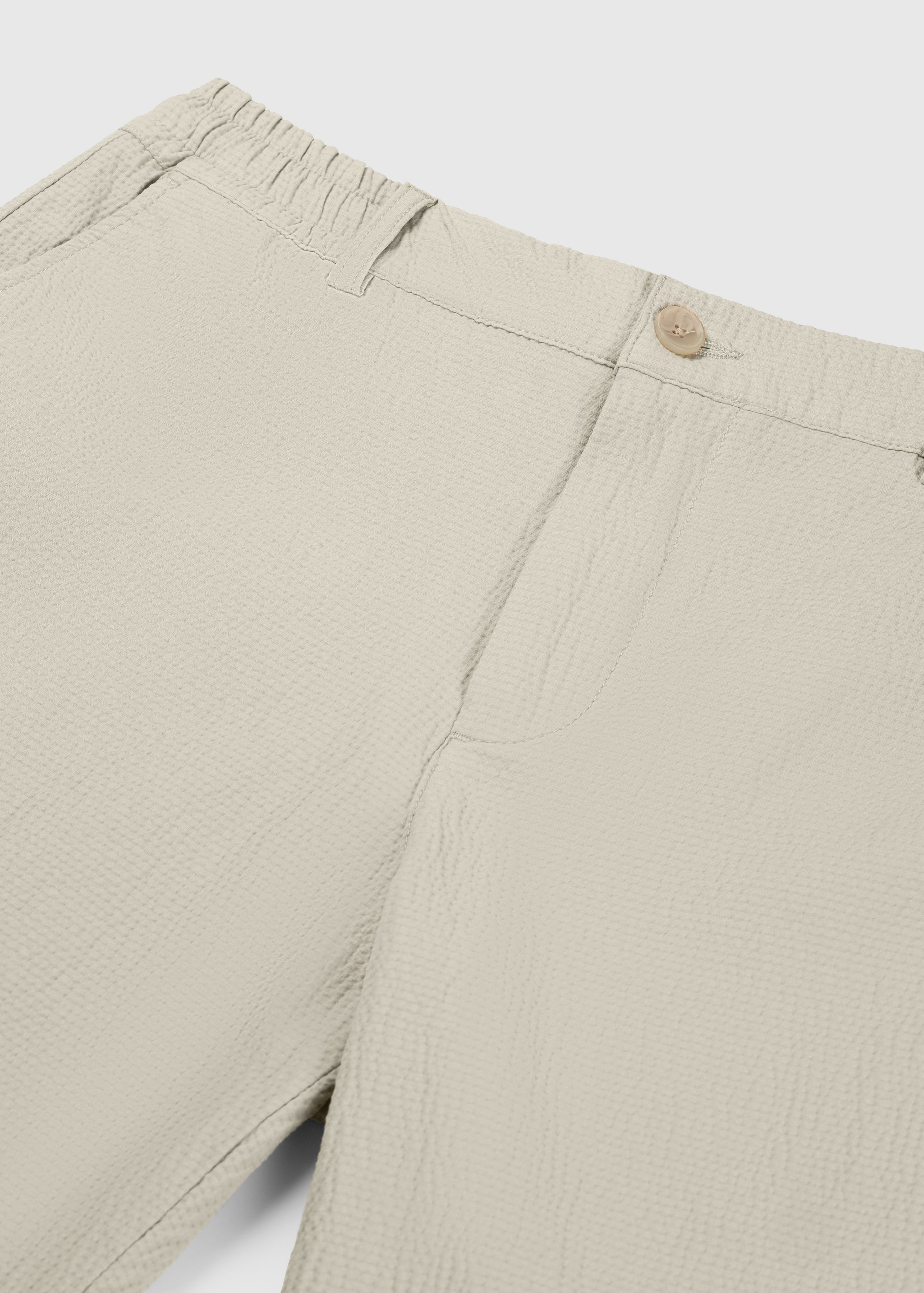 The Seersucker Trouser - Sand
