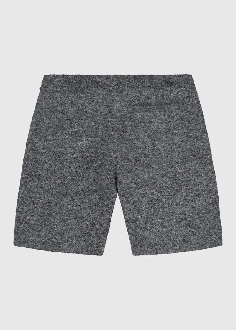 Weiche Strickshorts – Anthrazit