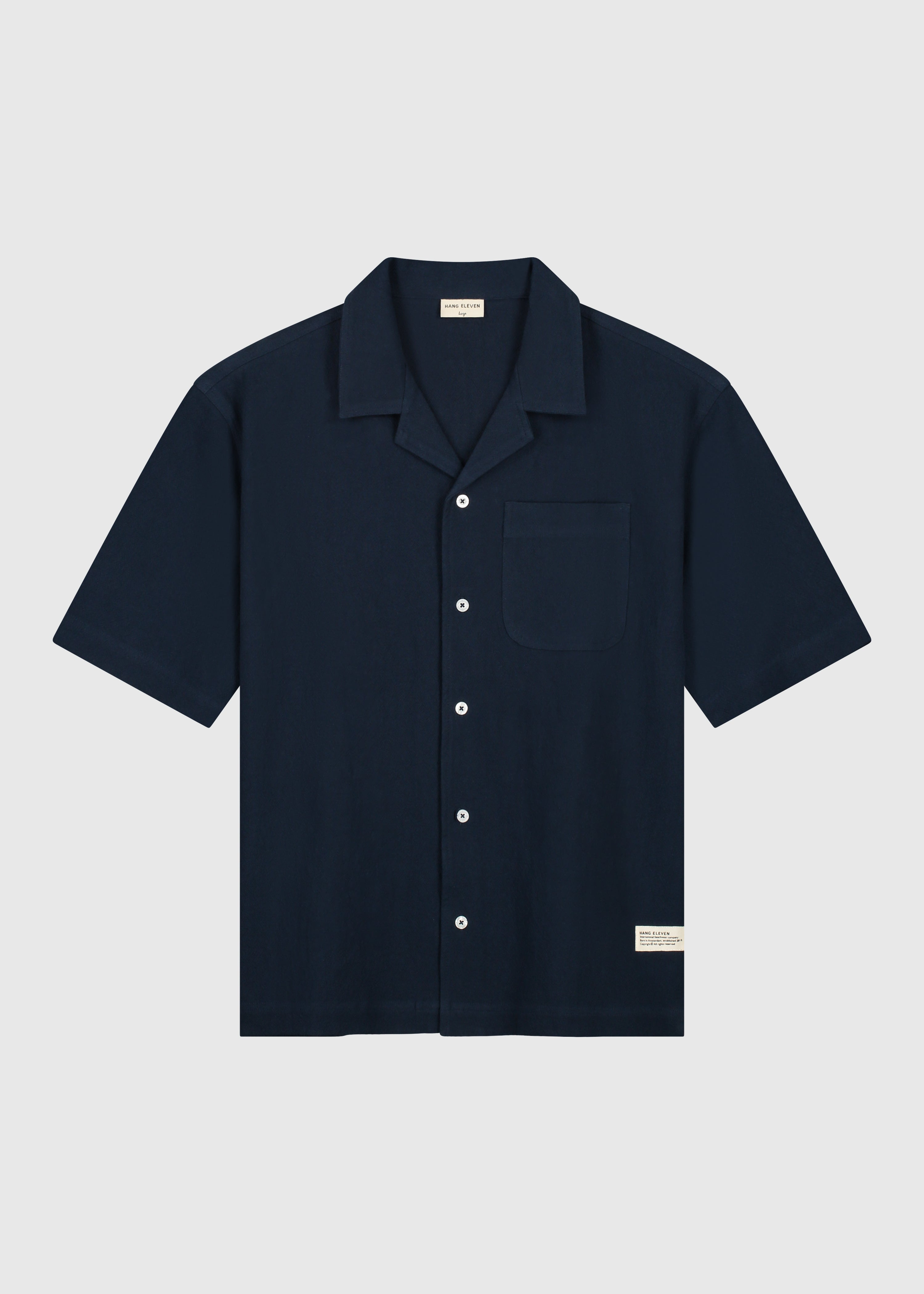 Structure Shirt - Navy Blue