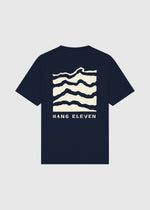 T-shirt structuré - Bleu marine