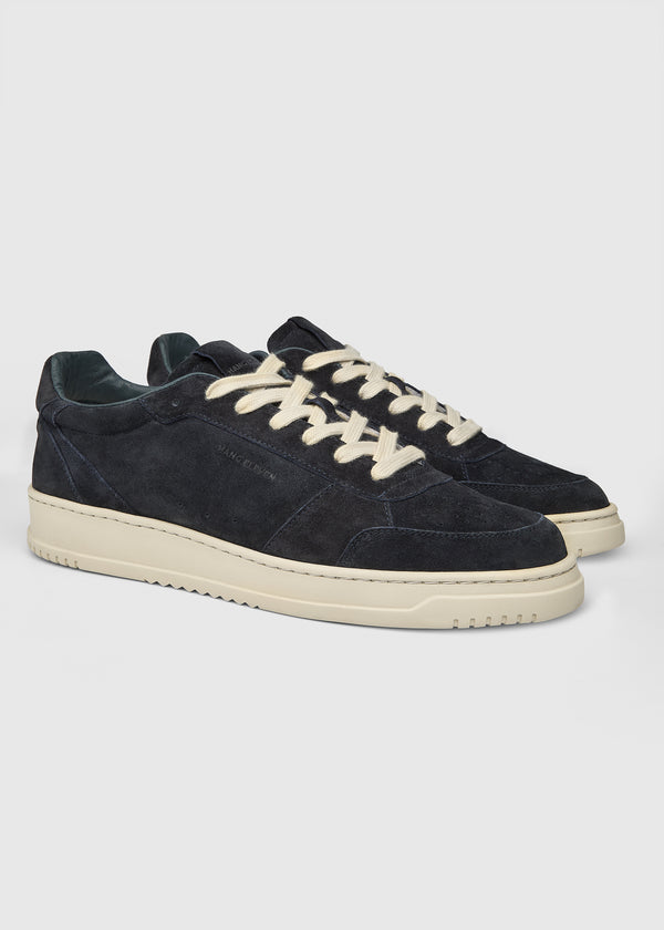 Premium Suede Sneaker - Navy Blue