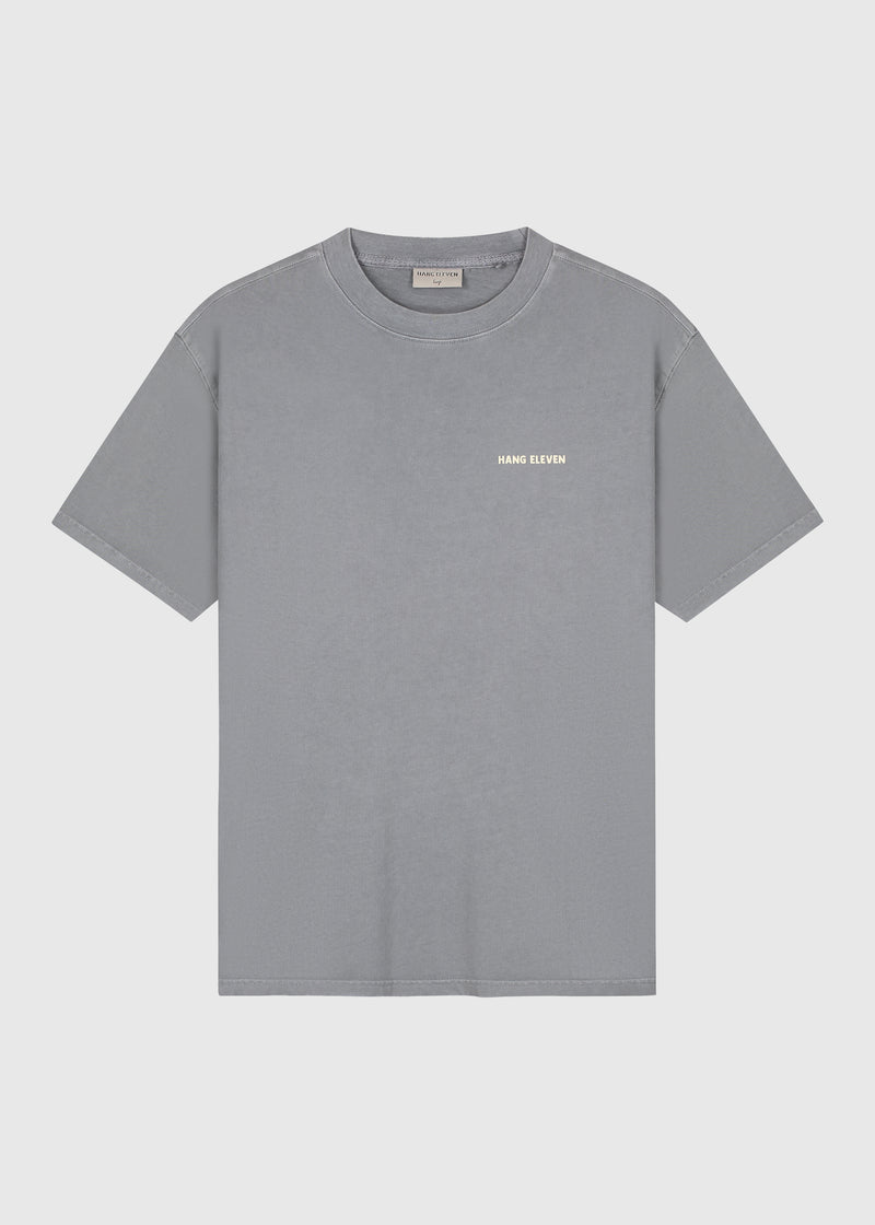 Washed Sunburn tee - Stone Grey