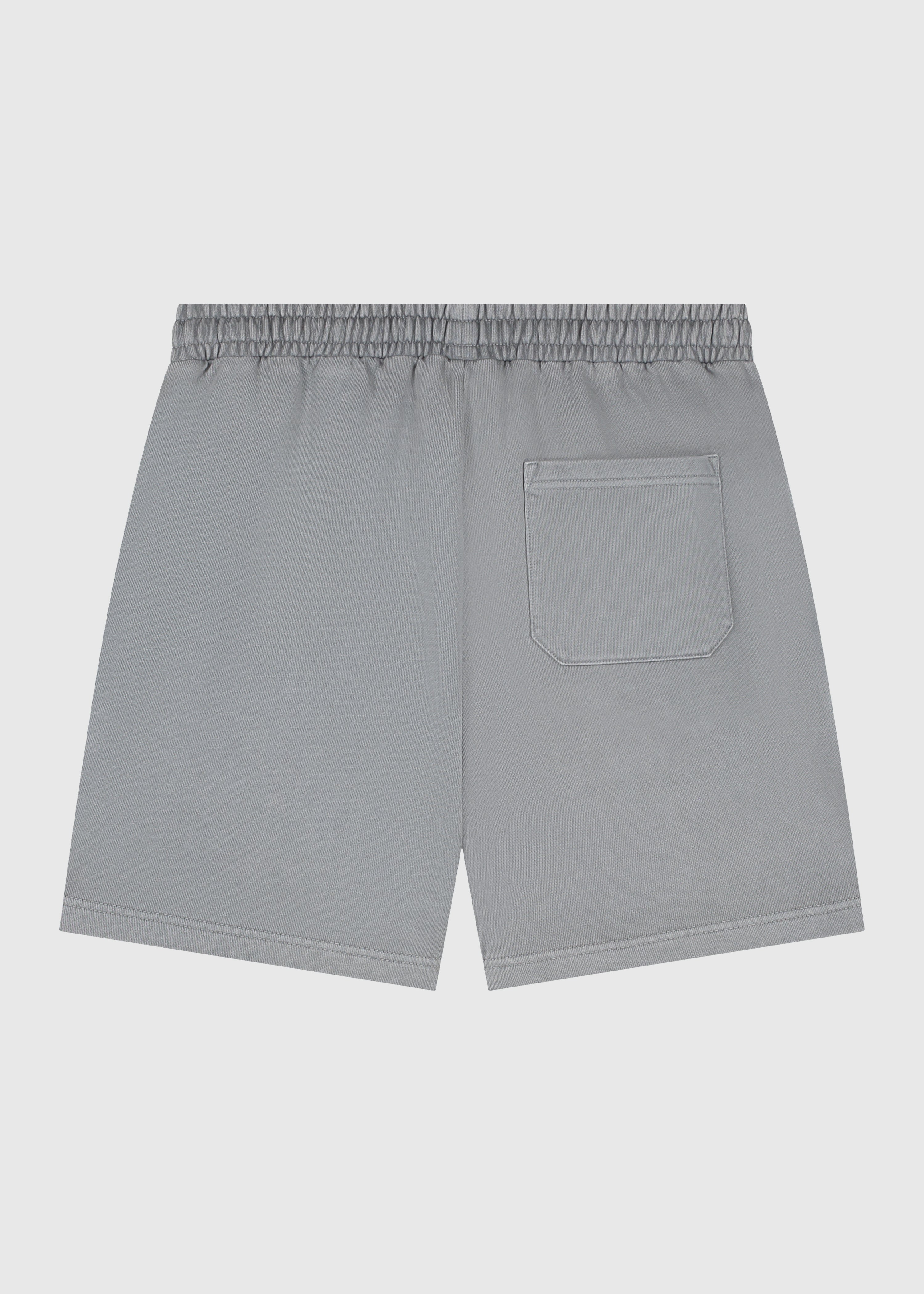 Washed Sweat Short - Stone Grey