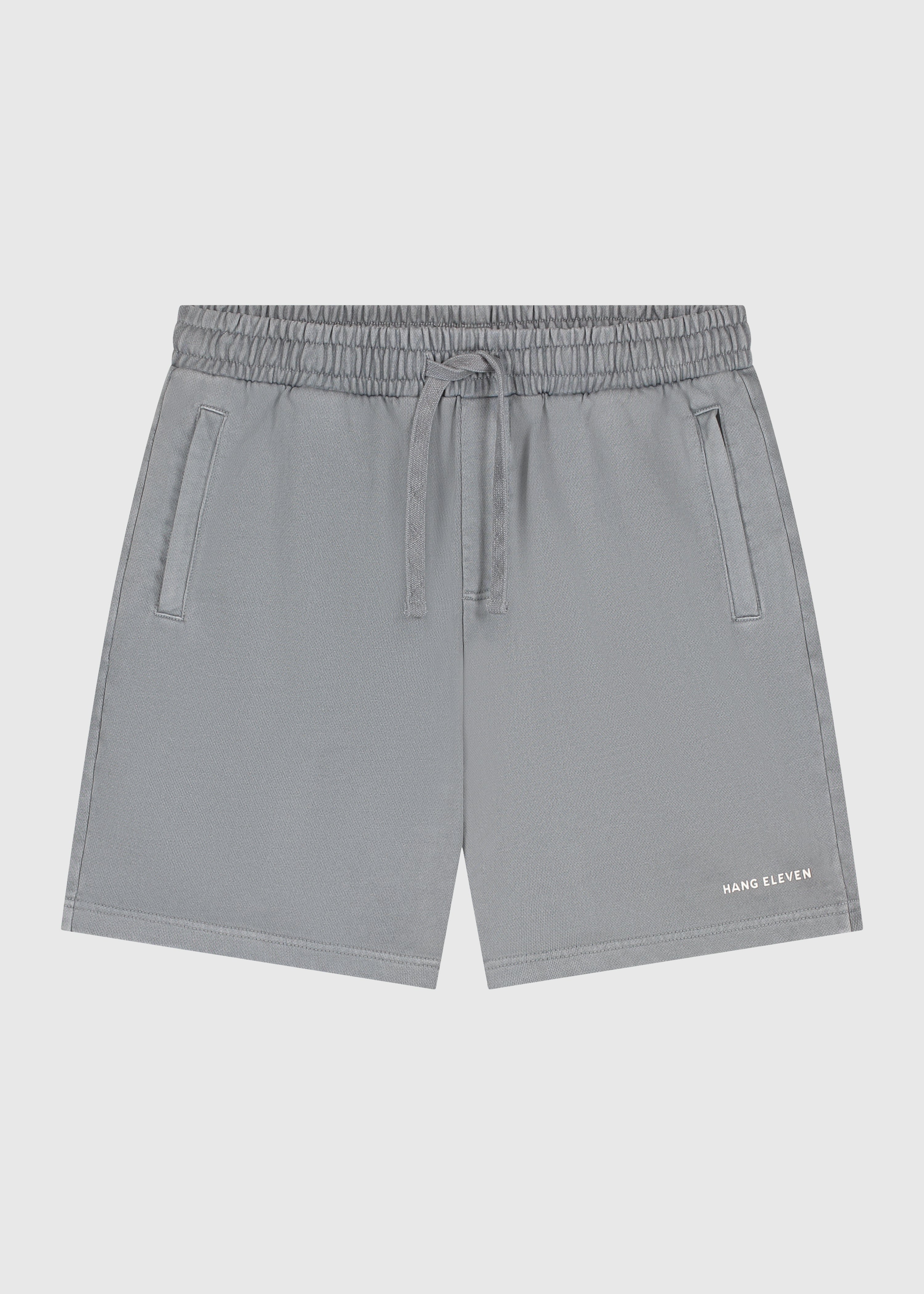 Washed Sweat Short - Stone Grey