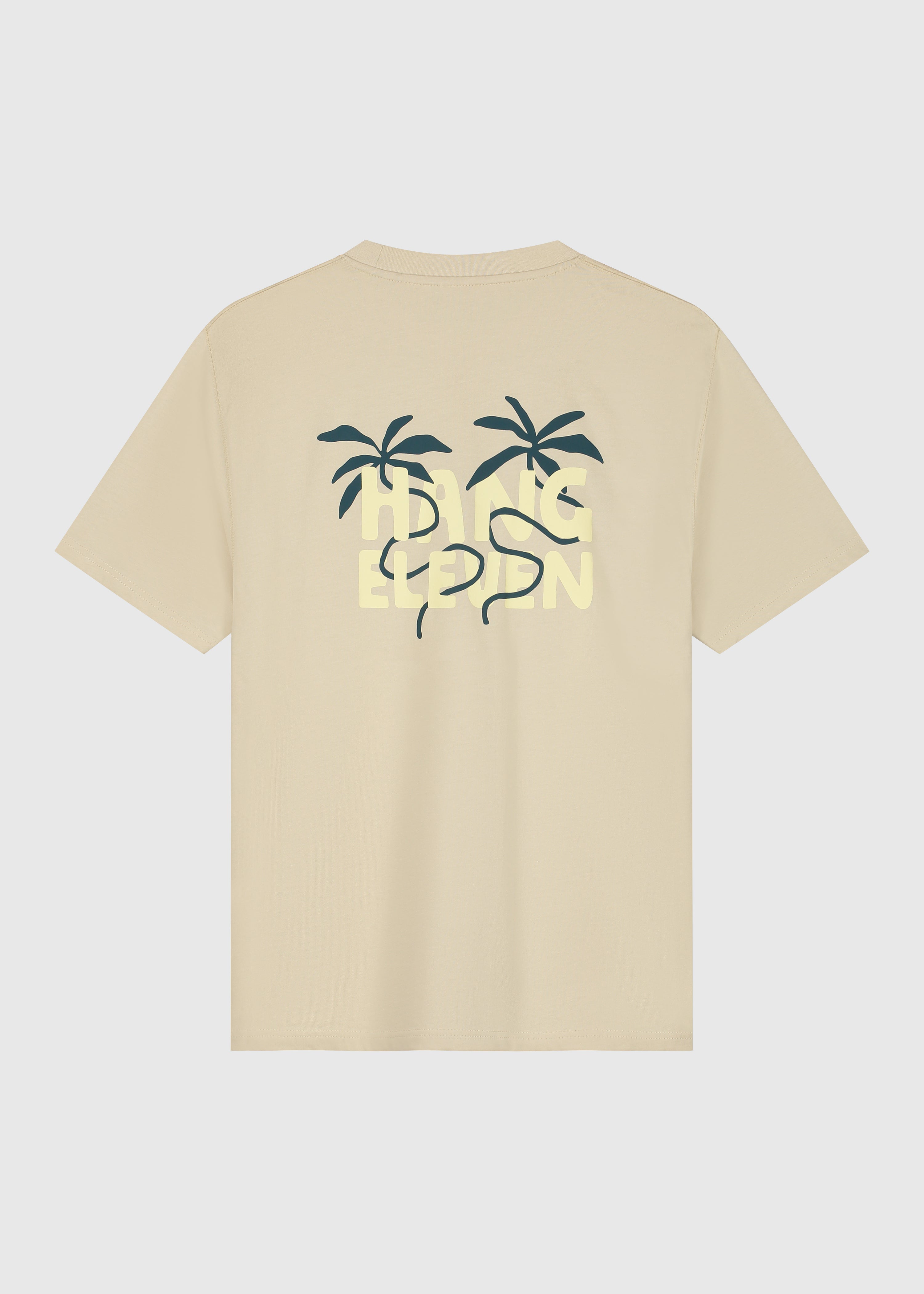 Swirl Palm Tee - Sand