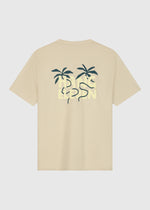 Swirl Palm Tee - Sand