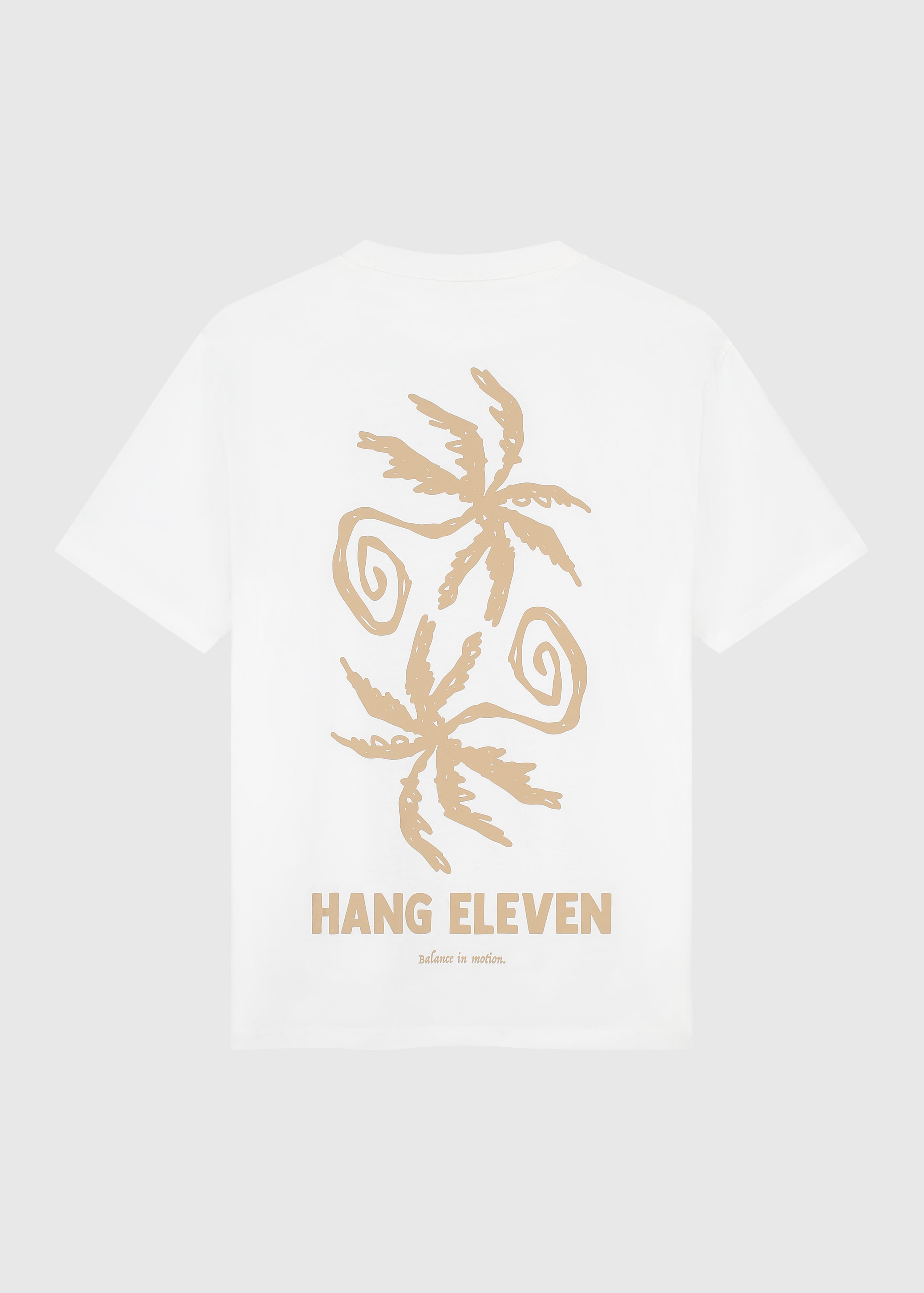 Linear Palm Tee - Off White