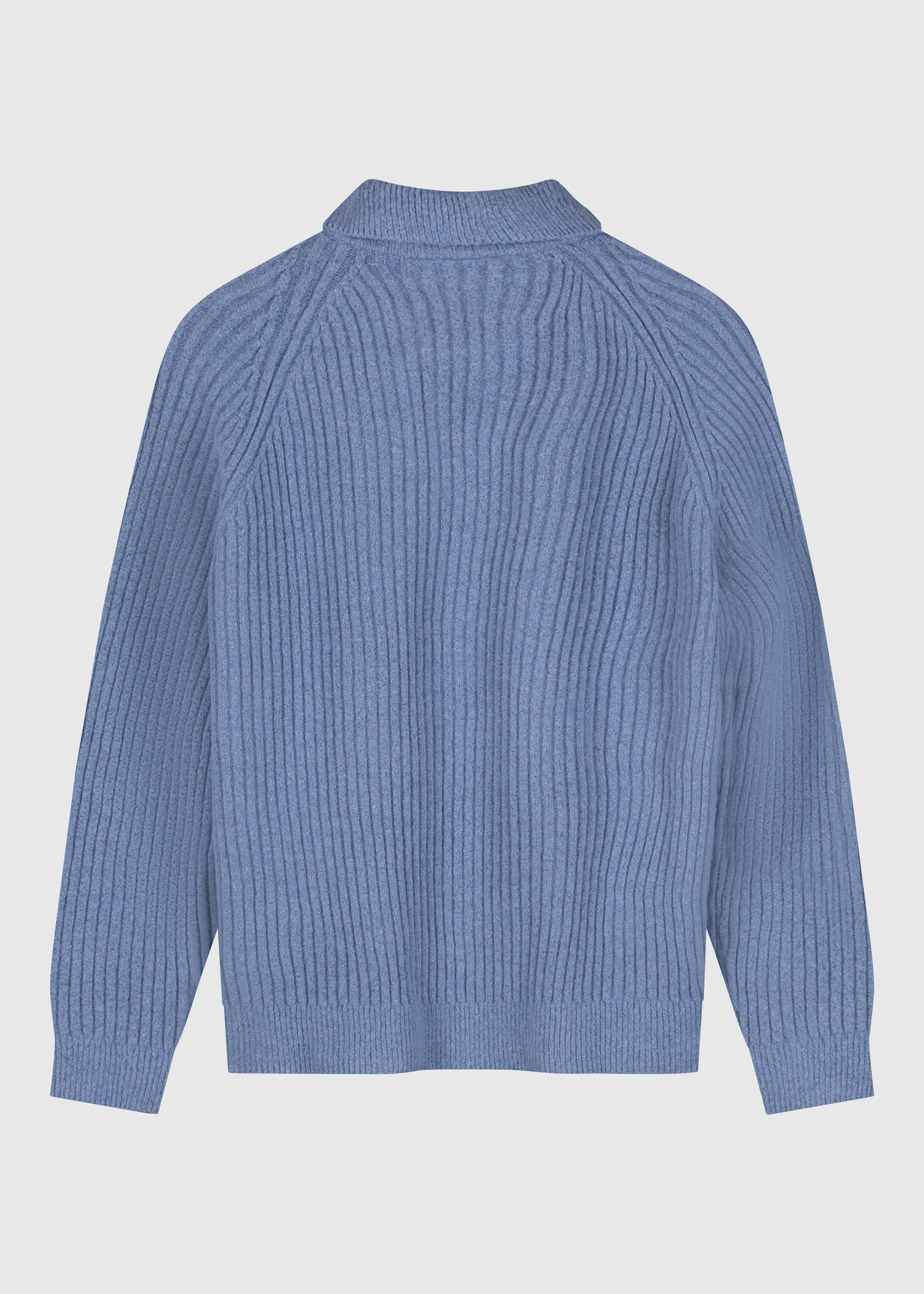 Soft Structure Polo - Blue Melange